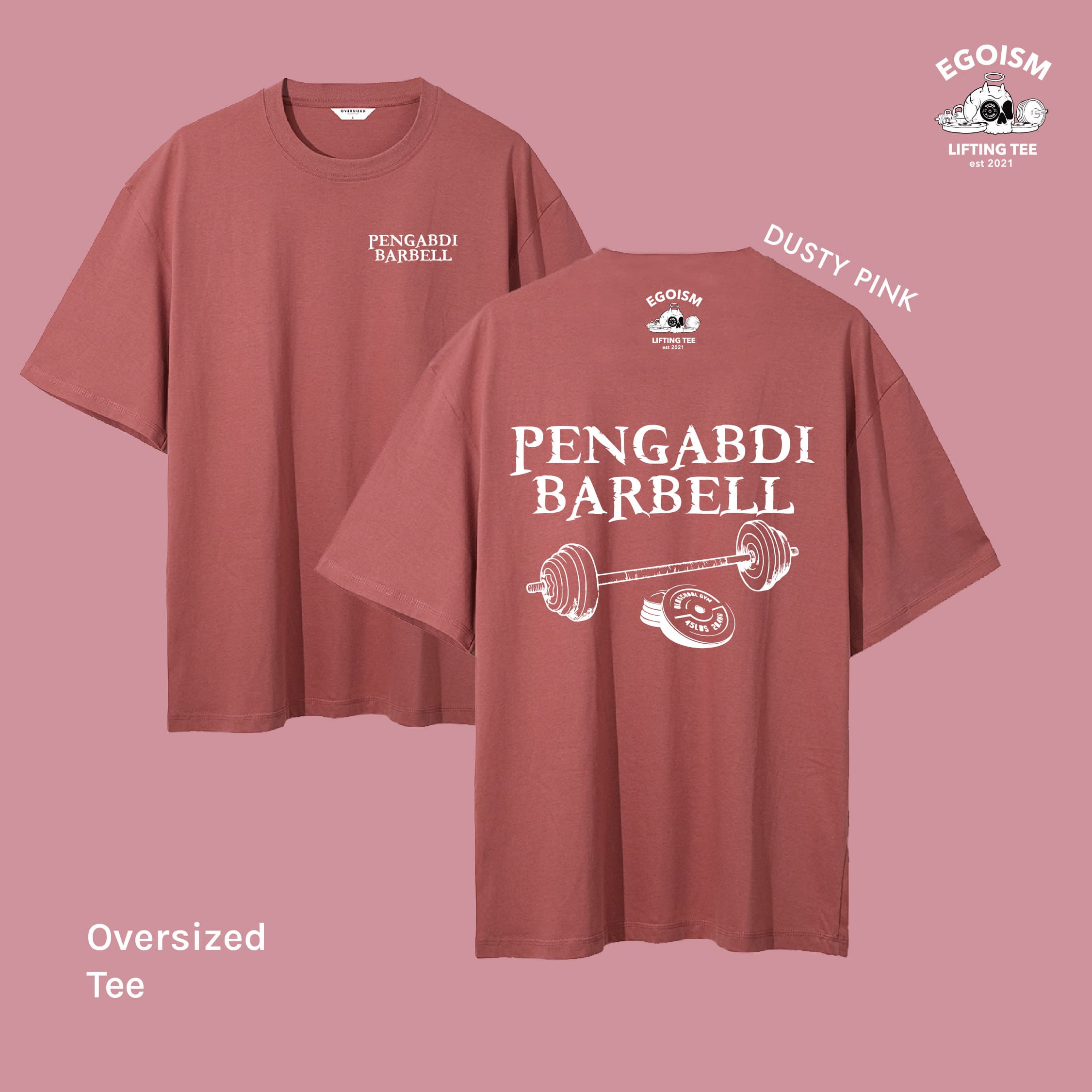 Pengabdi barbell tshirt 34
