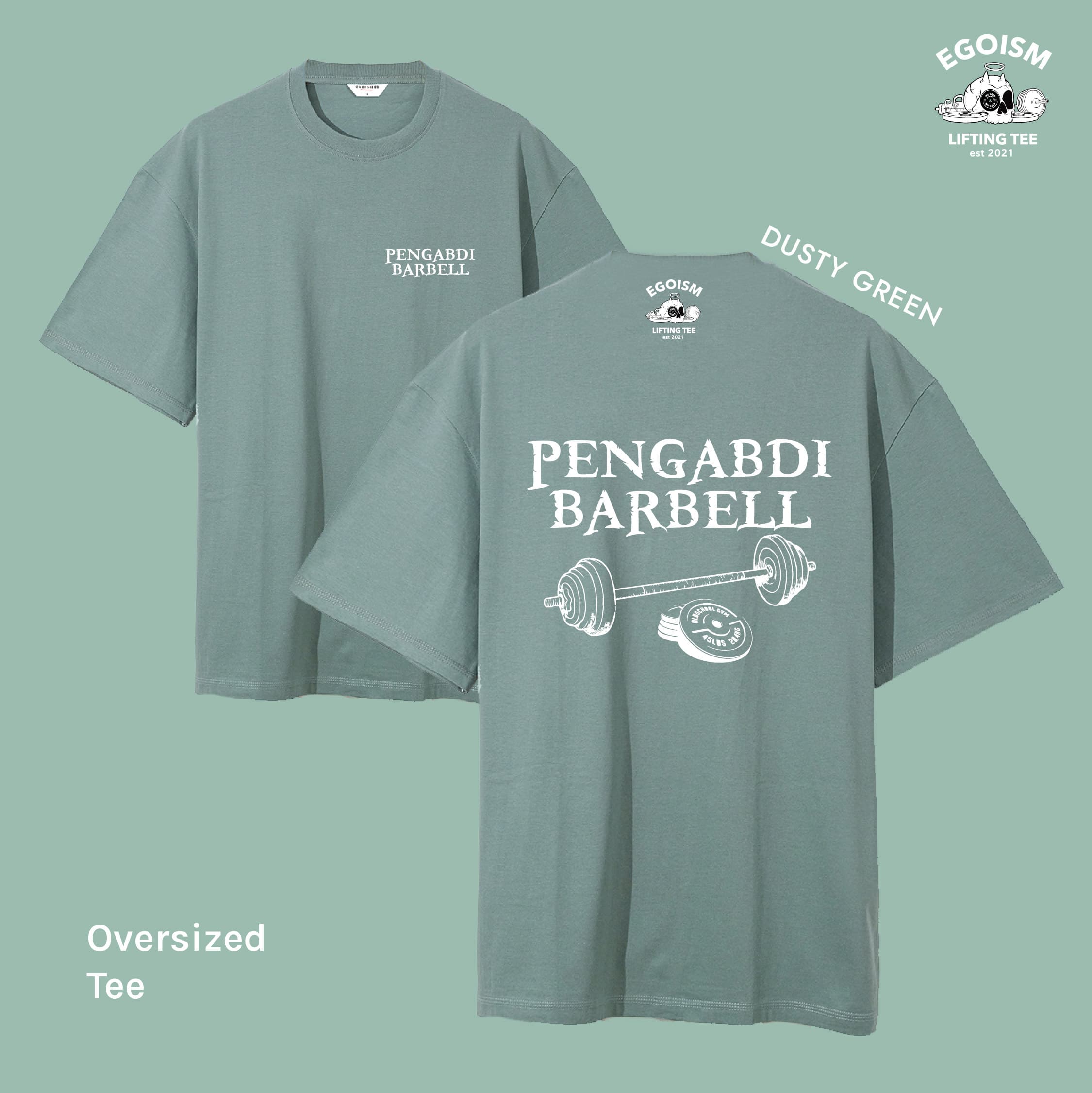 Pengabdi barbell tshirt 35