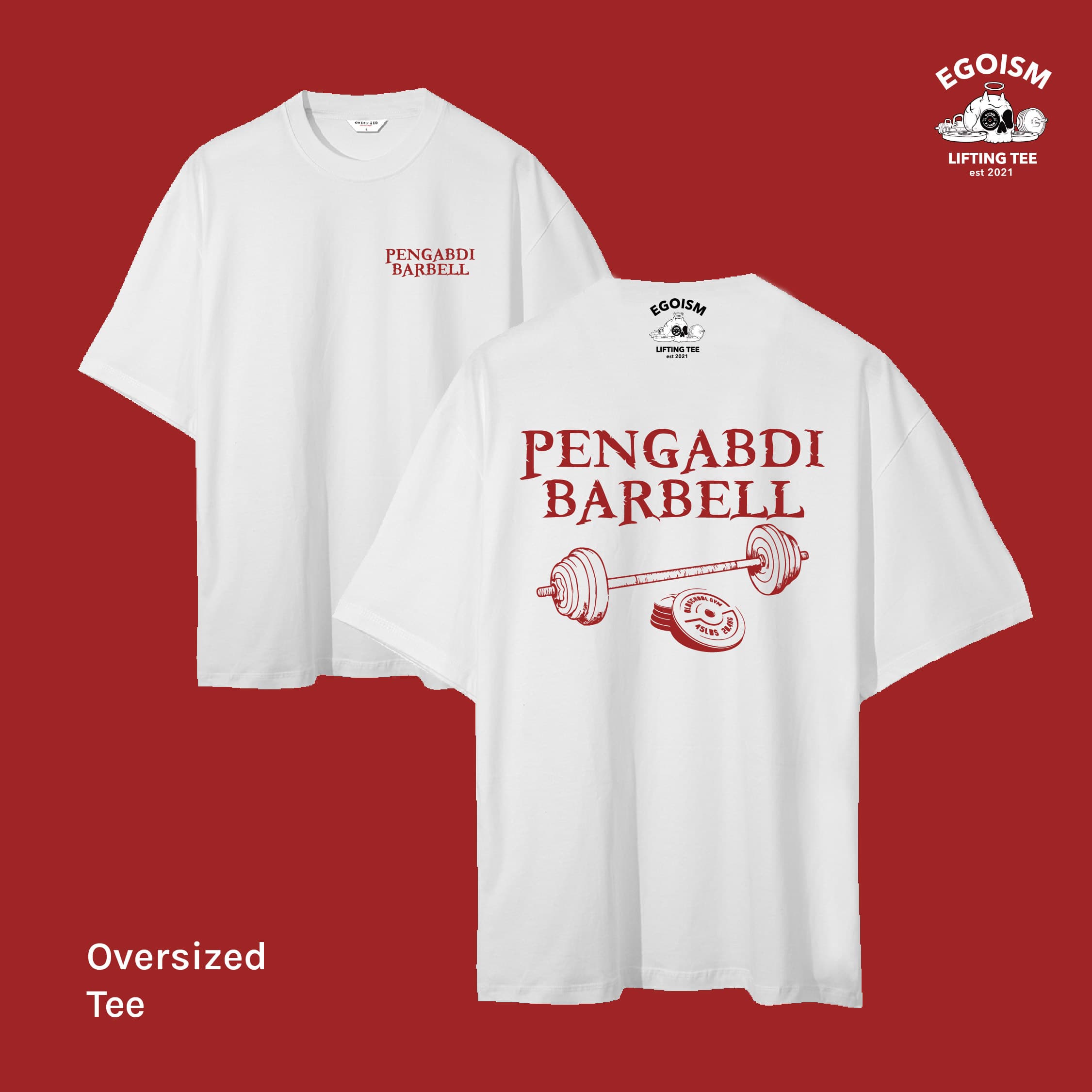 Pengabdi barbell tshirt 40