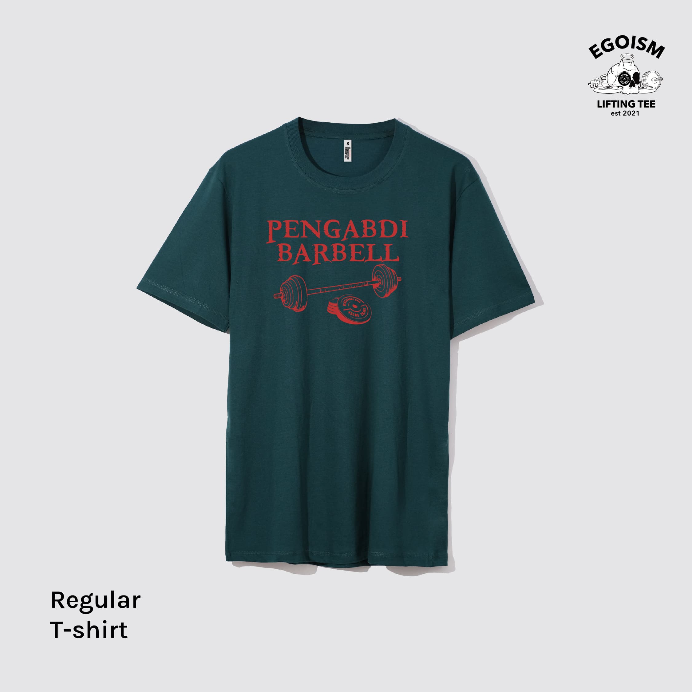Pengabdi barbell tshirt 48