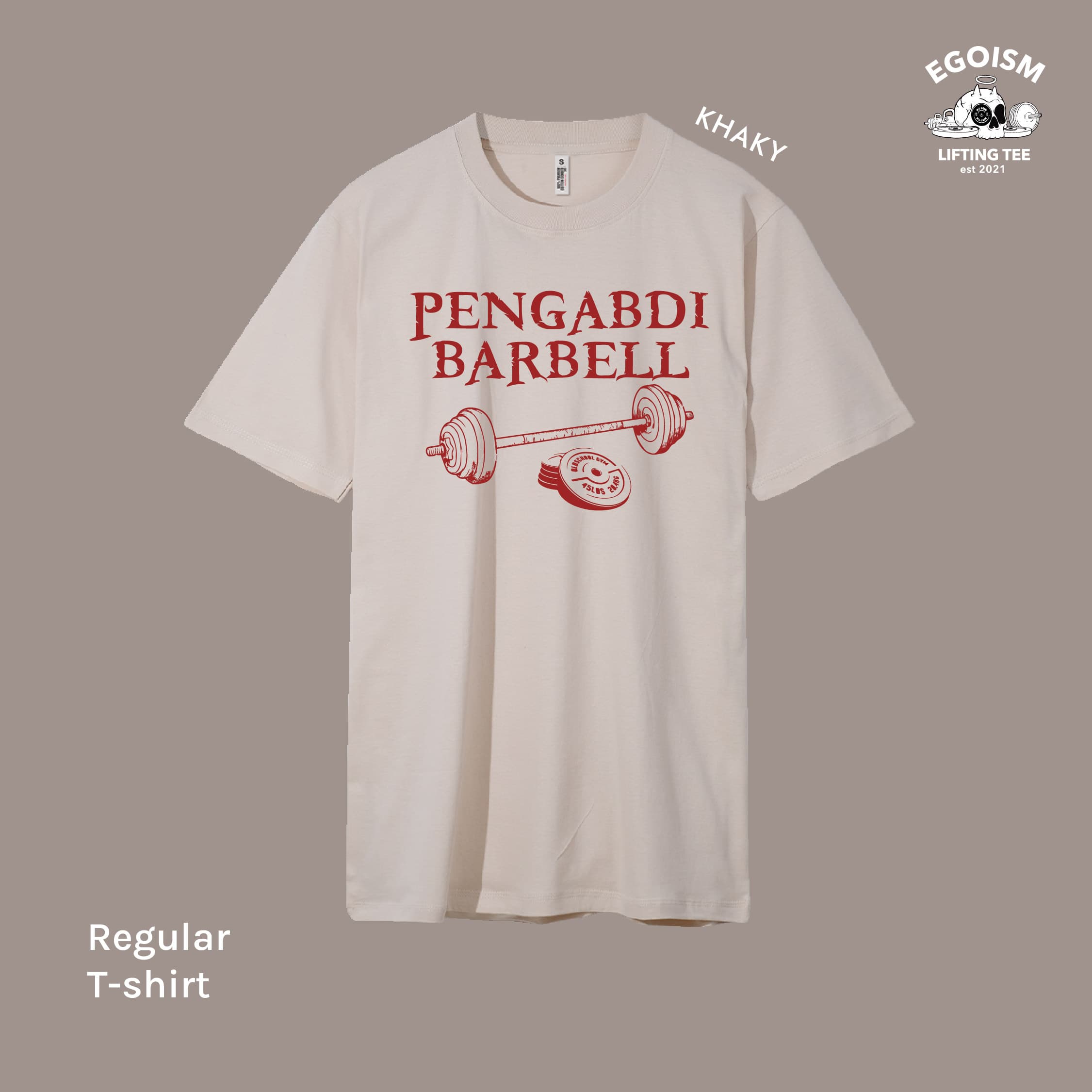 Pengabdi barbell tshirt 49