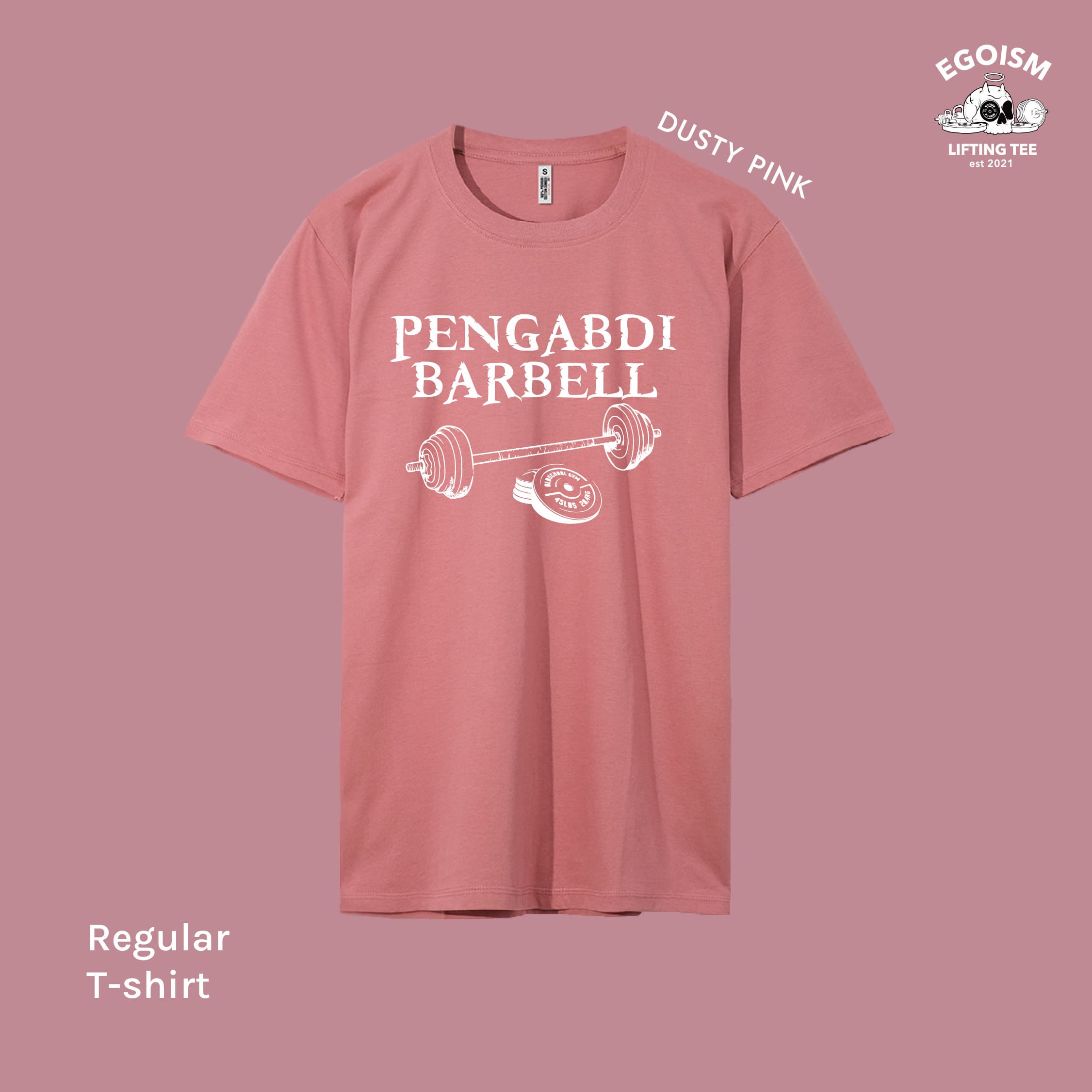 Pengabdi barbell tshirt 50