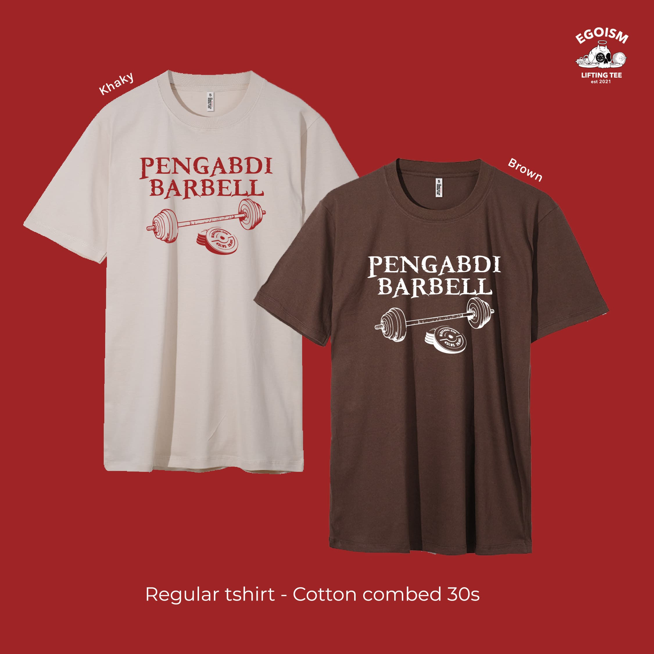 Pengabdi barbell tshirt 51