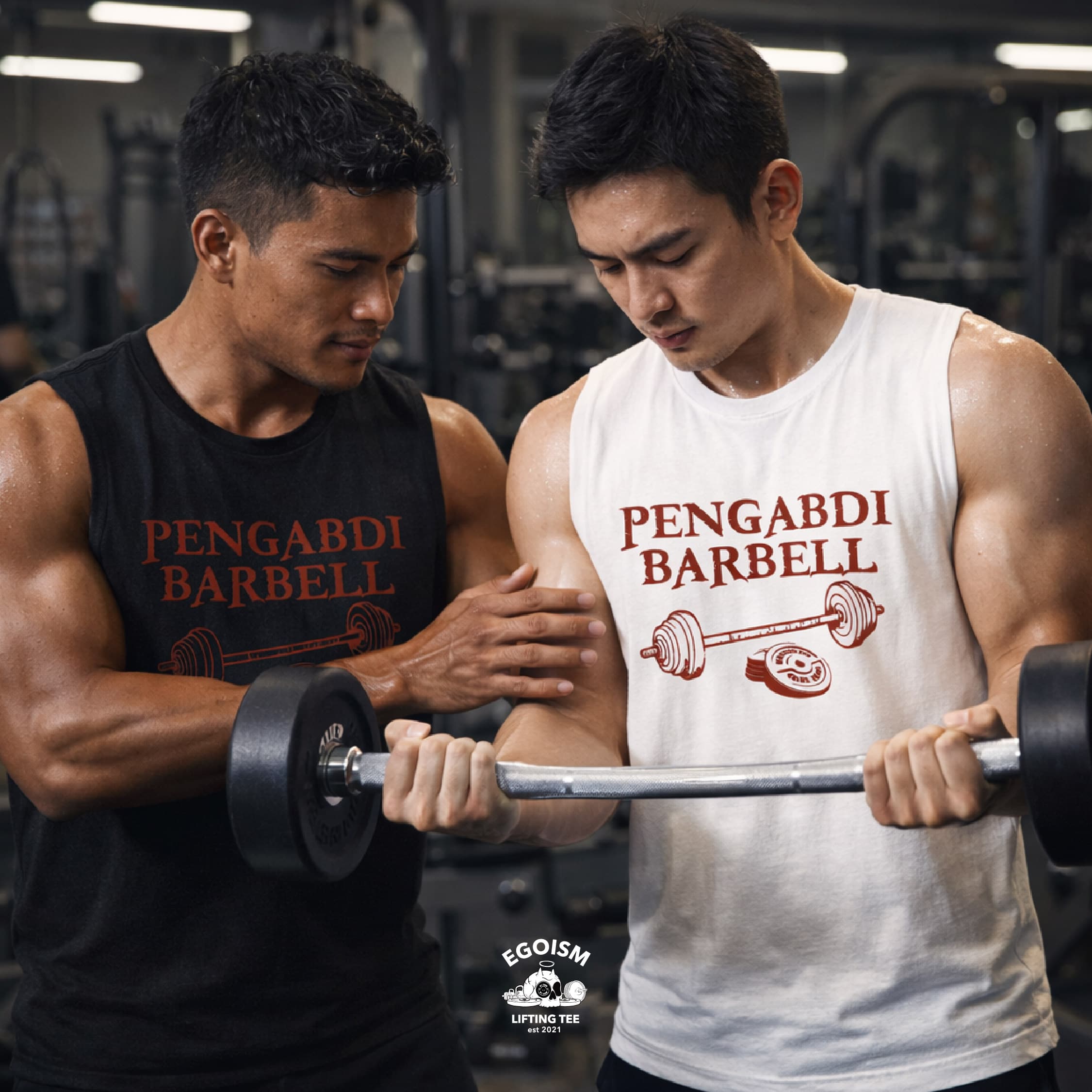 Pengabdi barbell tshirt 54