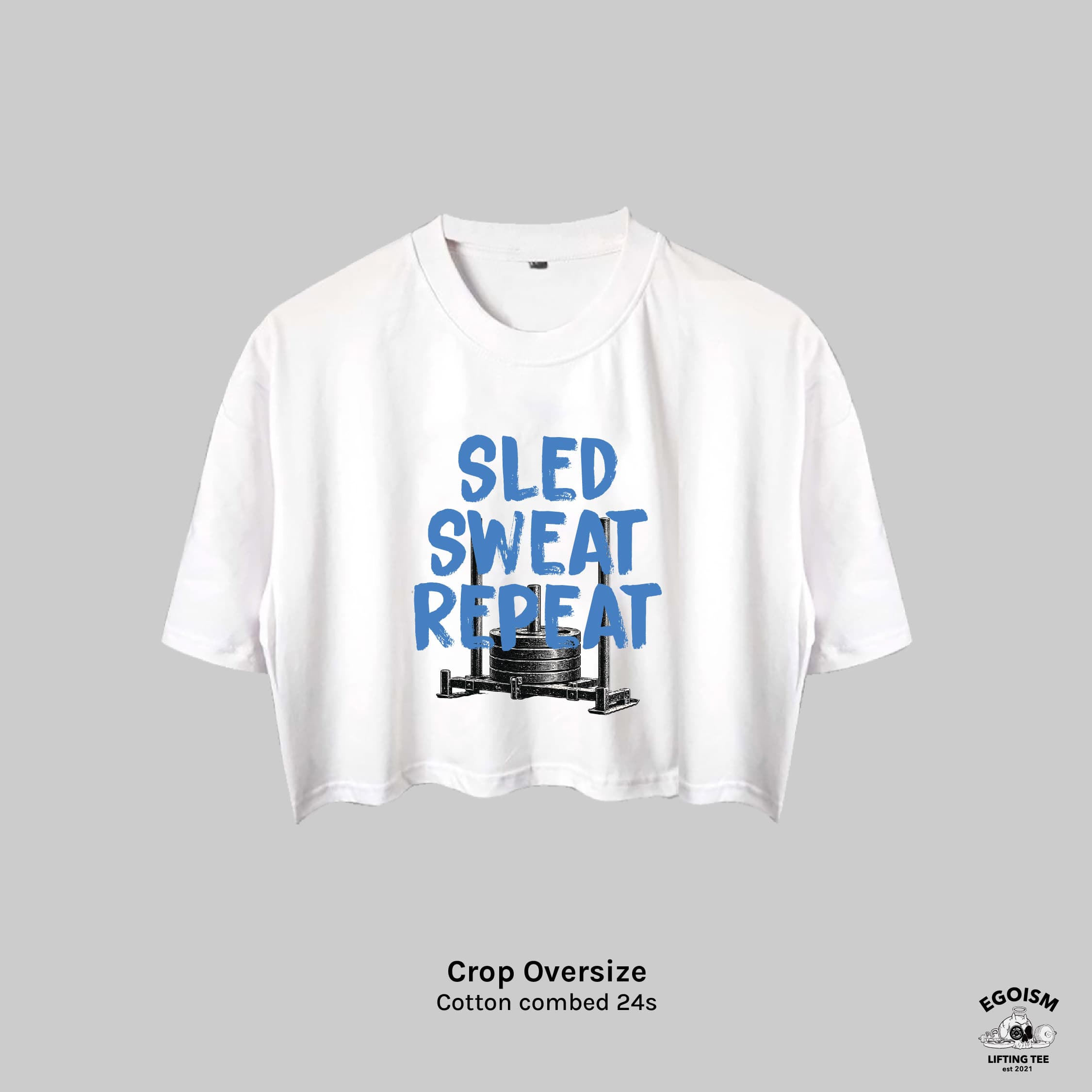 SLED SWEAT REPEAT - CROP OVERSIZE