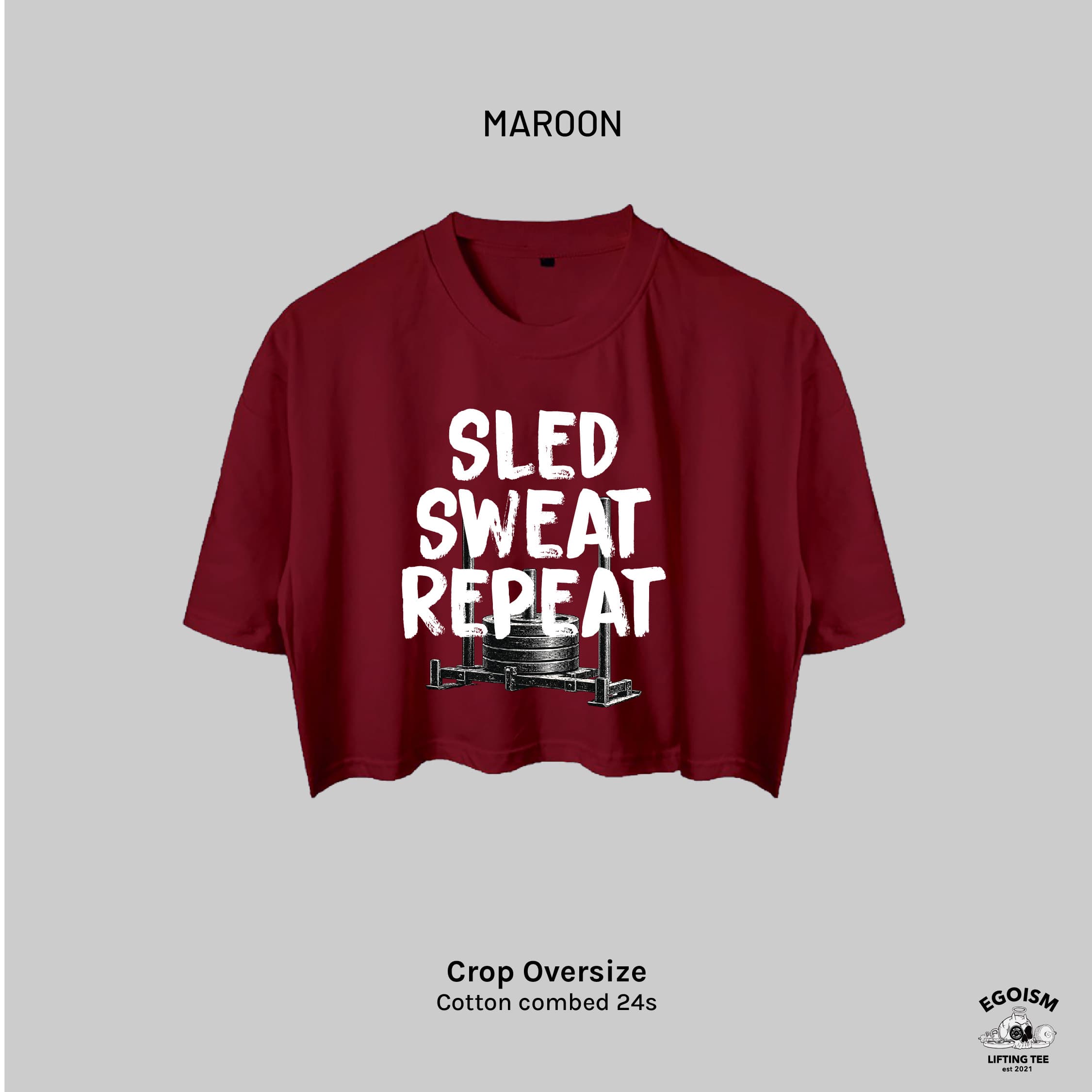 SLED SWEAT REPEAT - CROP OVERSIZE 2