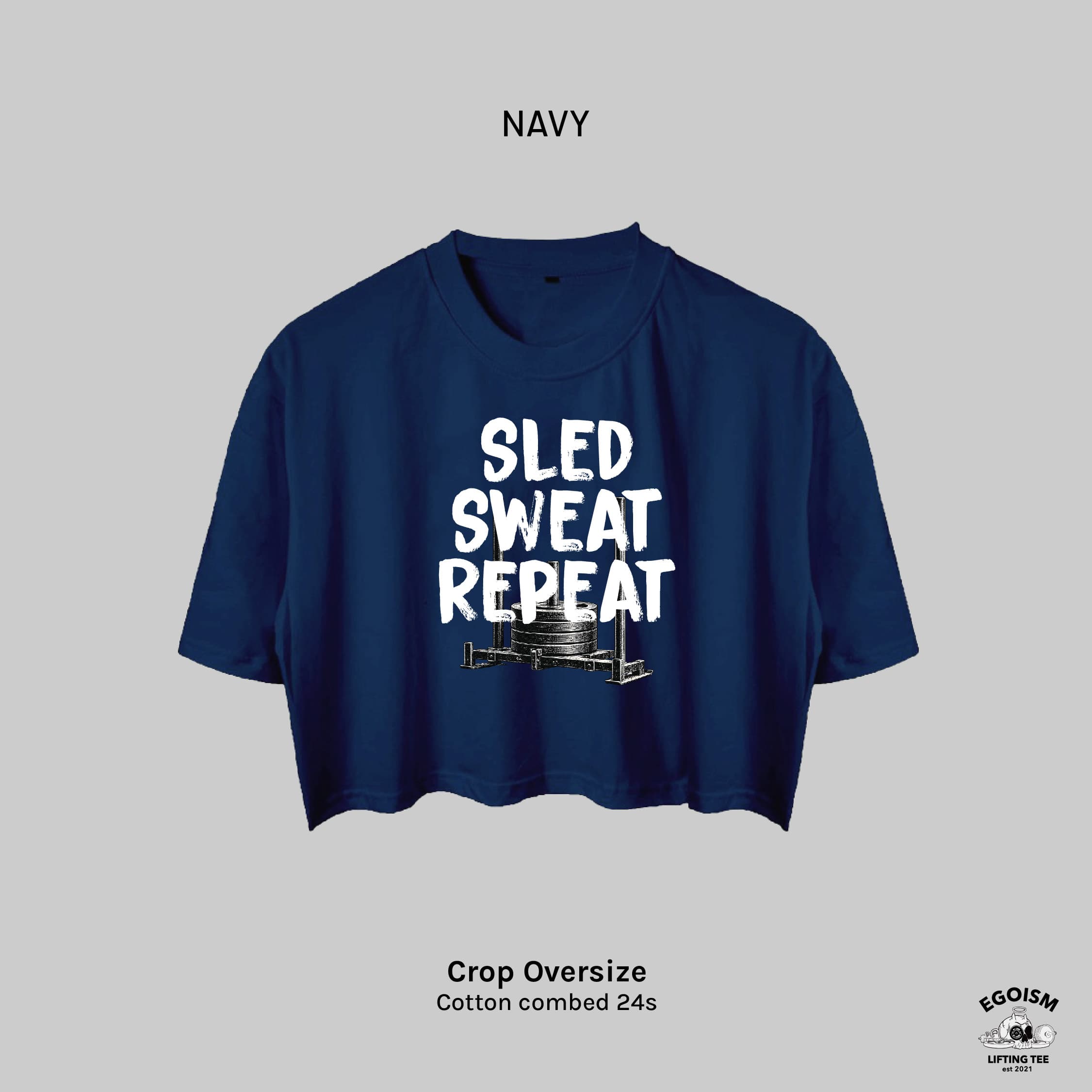 SLED SWEAT REPEAT - CROP OVERSIZE 3