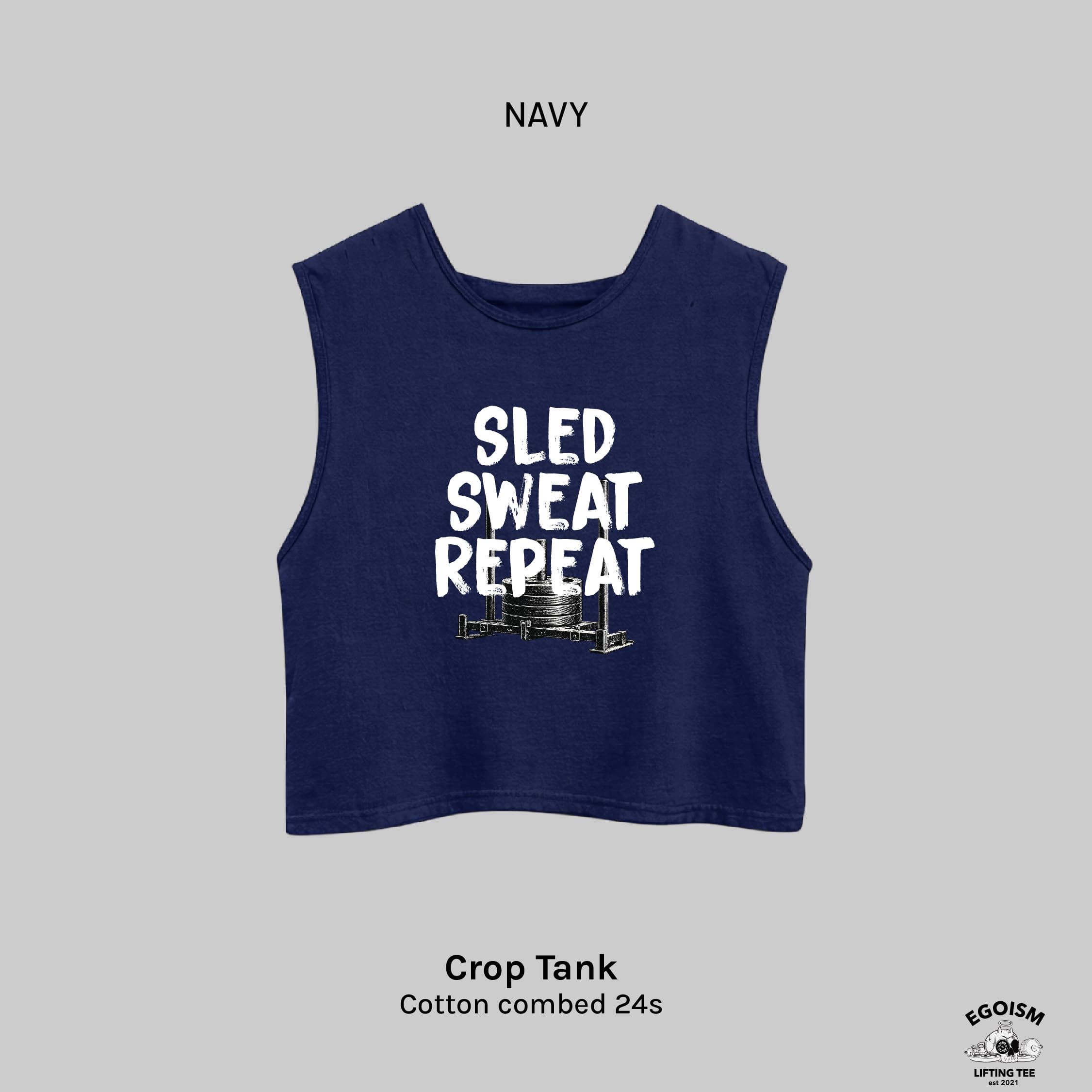 SLED SWEAT REPEAT - CROP REGULAR FIT 3