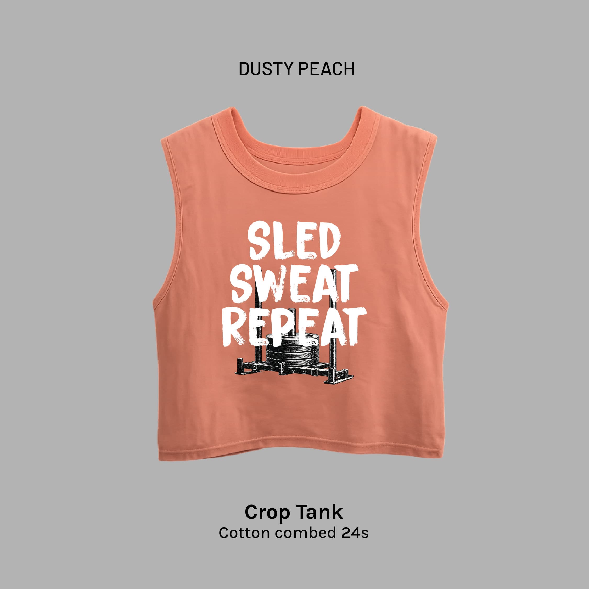 SLED SWEAT REPEAT - CROP REGULAR FIT 4
