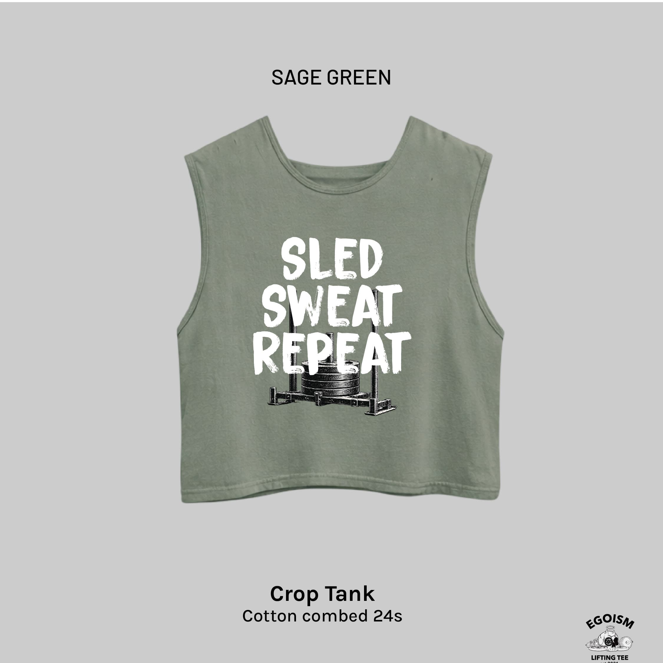 SLED SWEAT REPEAT - CROP REGULAR FIT 5