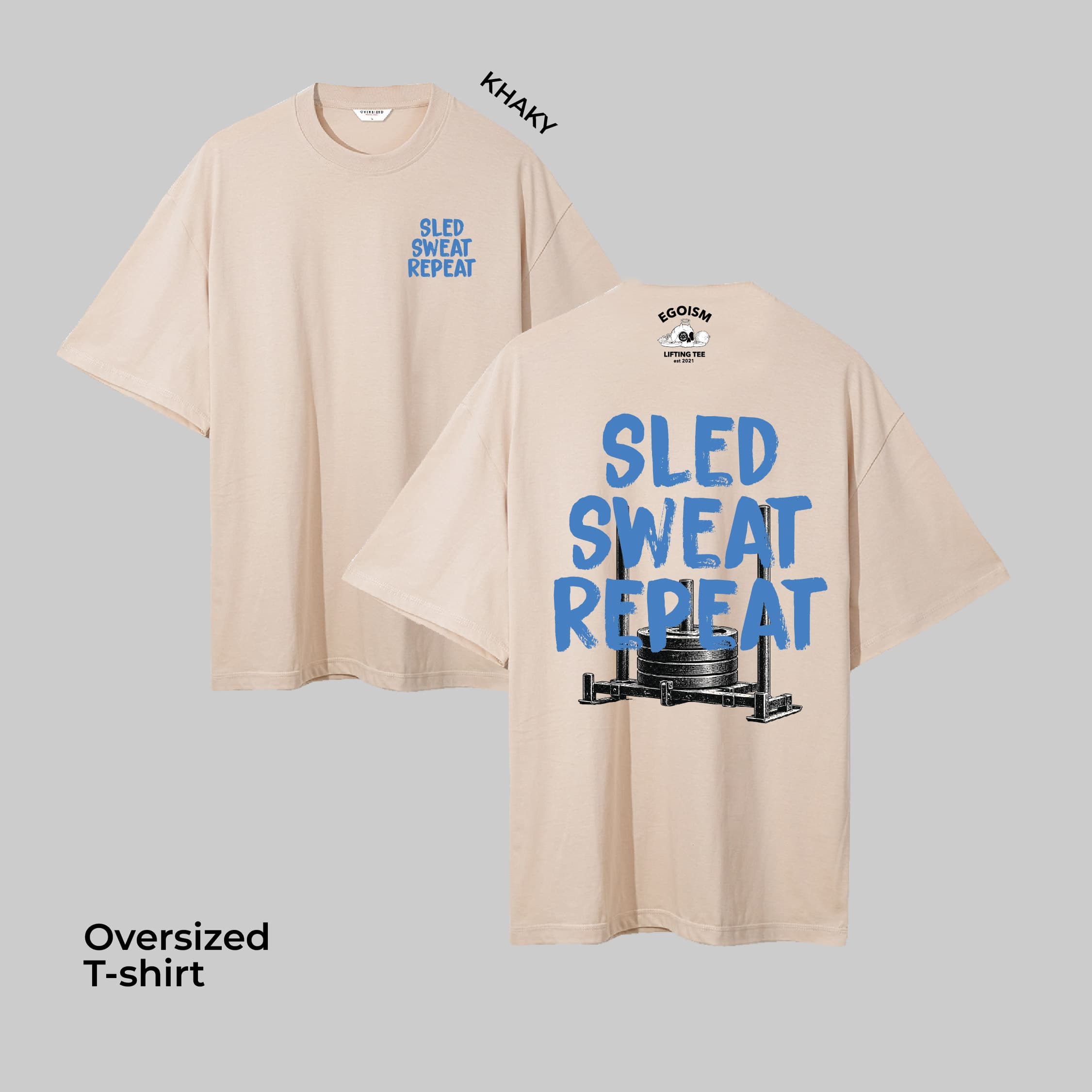 SLED SWEAT REPEAT - OVERSIZED TSHIRT 5