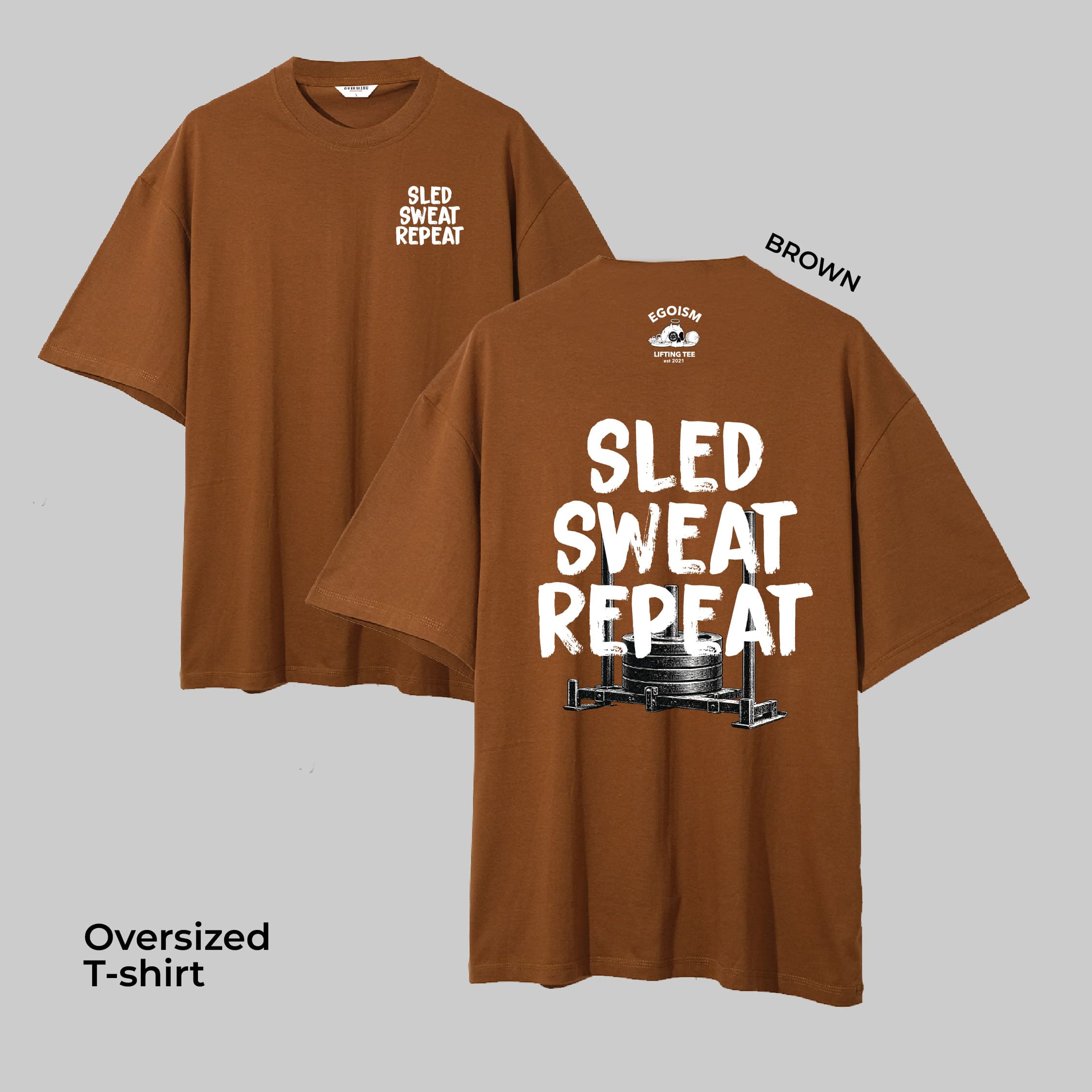 SLED SWEAT REPEAT - OVERSIZED TSHIRT 6