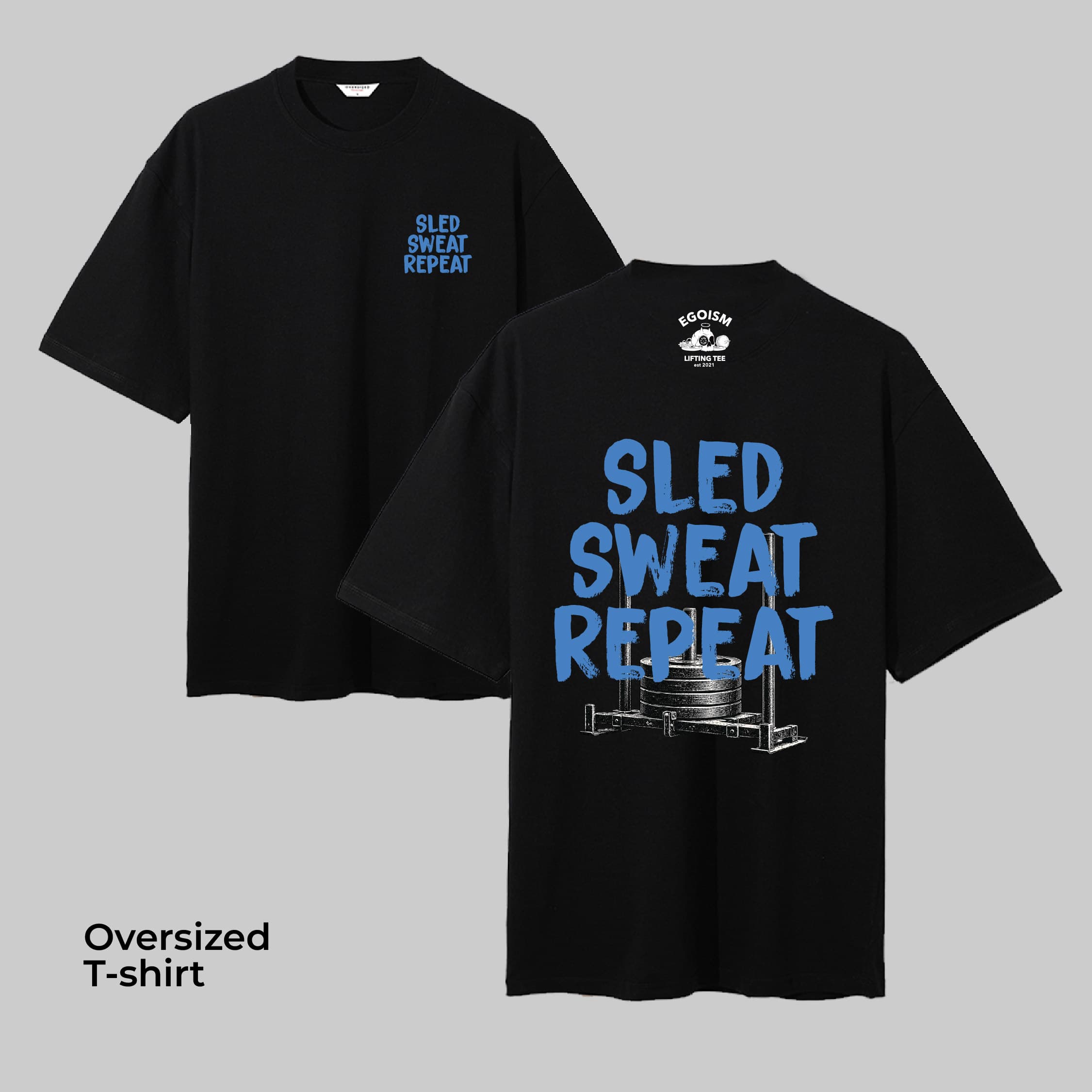 SLED SWEAT REPEAT - OVERSIZED TSHIRT 7