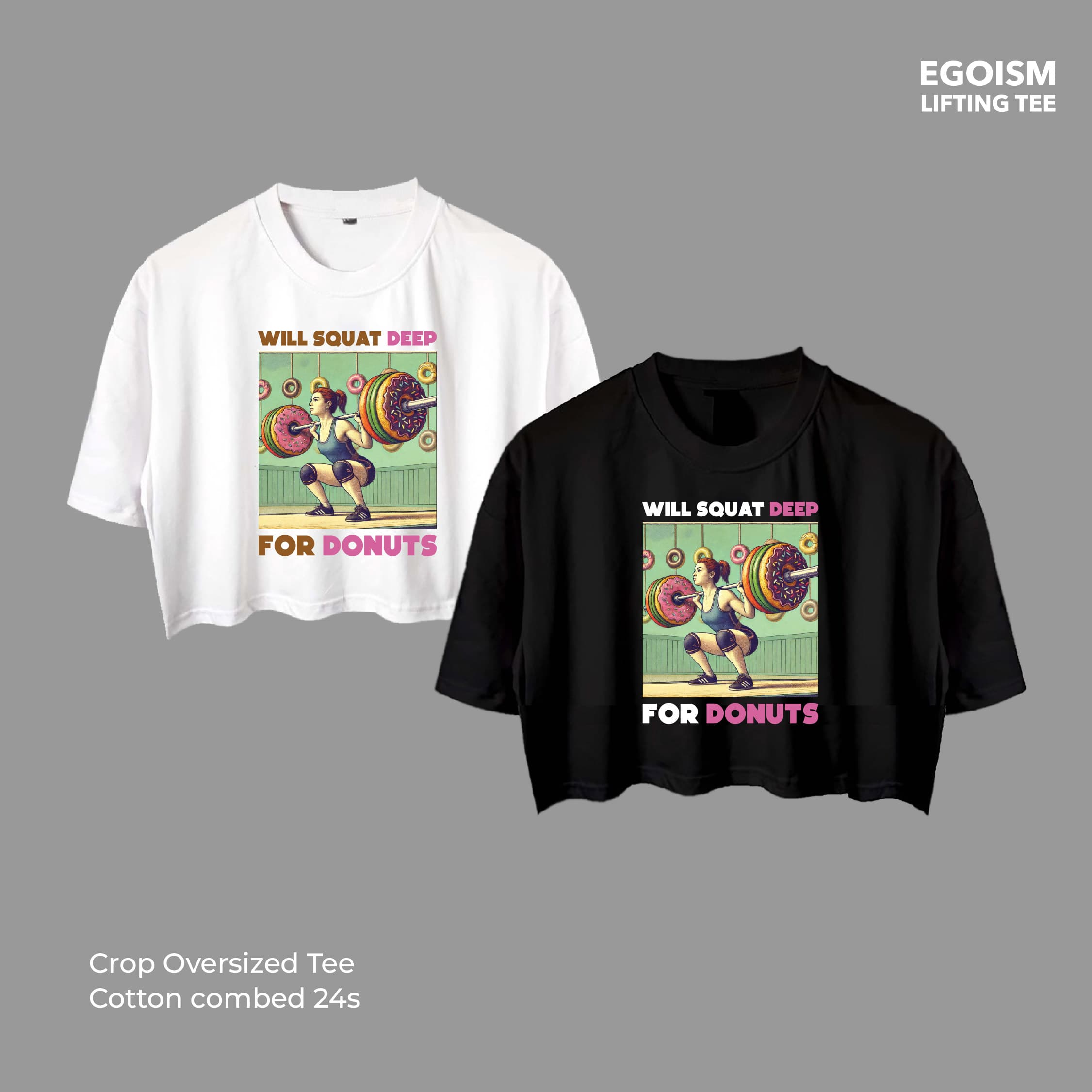squat for donut tshirt