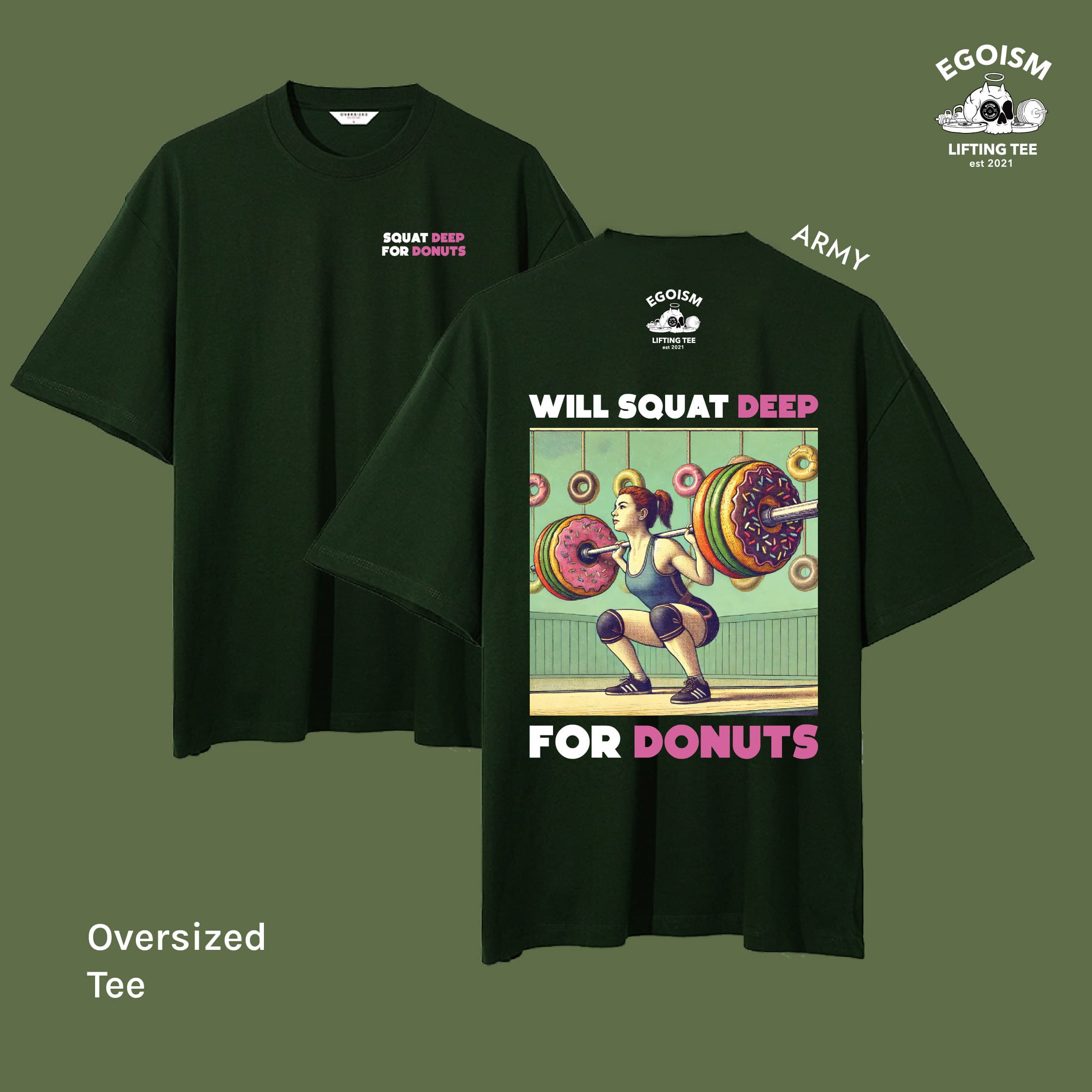 squat for donut tshirt 24