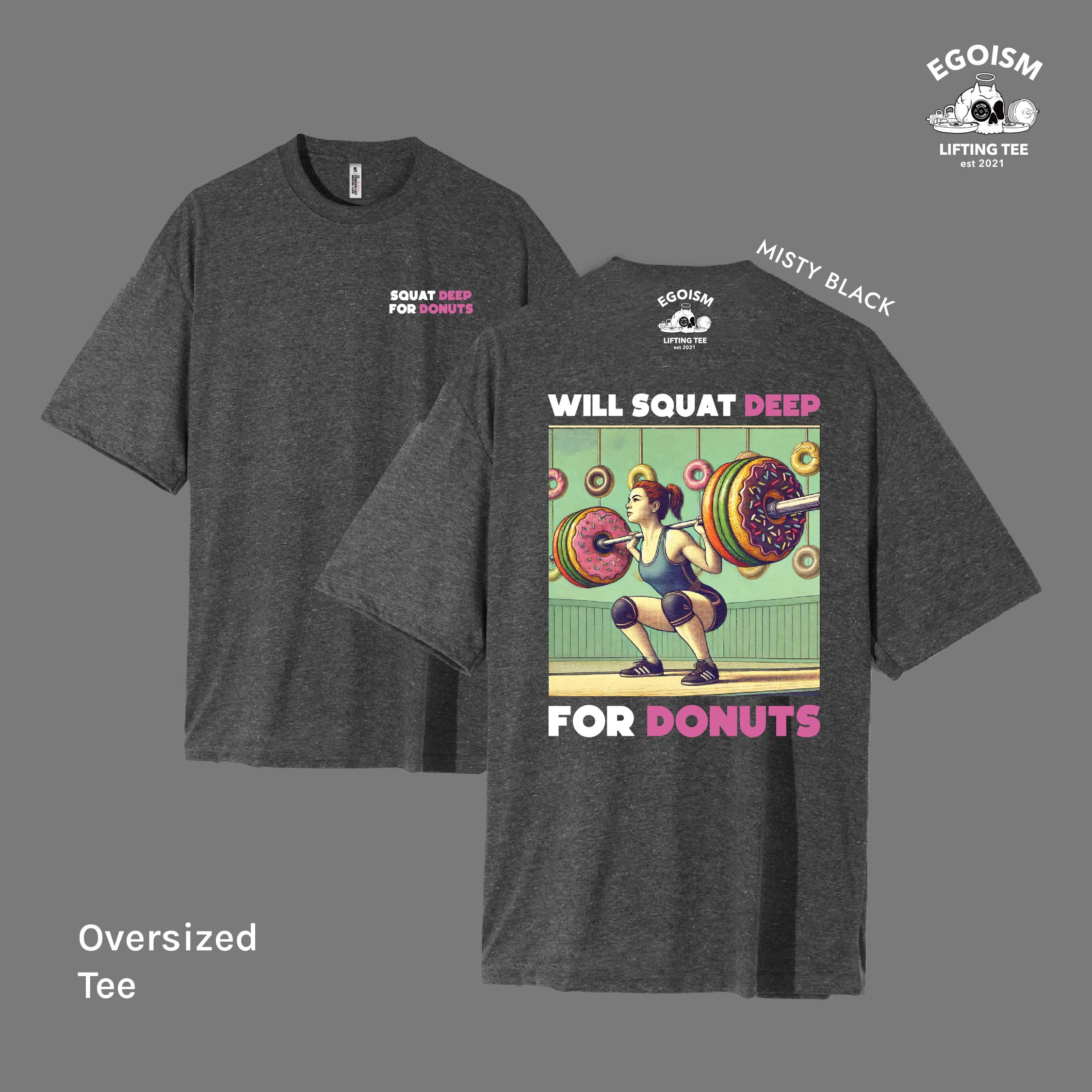 squat for donut tshirt 25