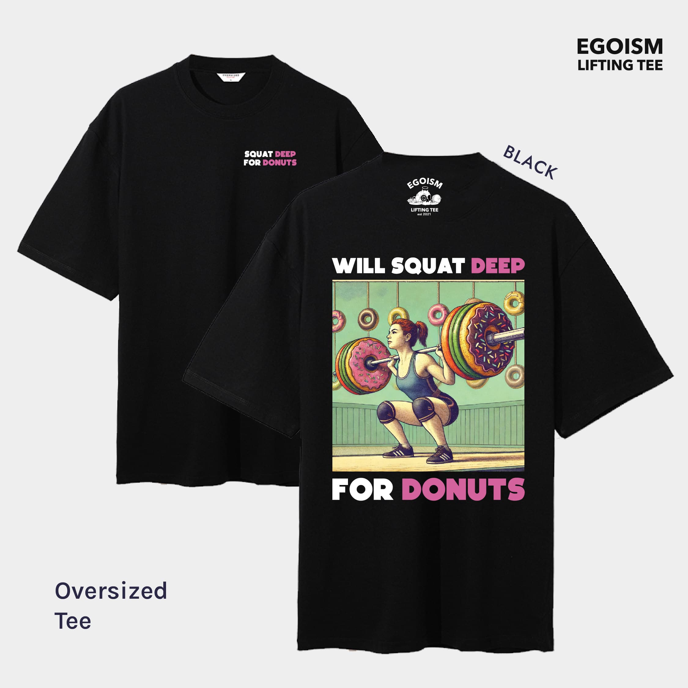 squat for donut tshirt 26