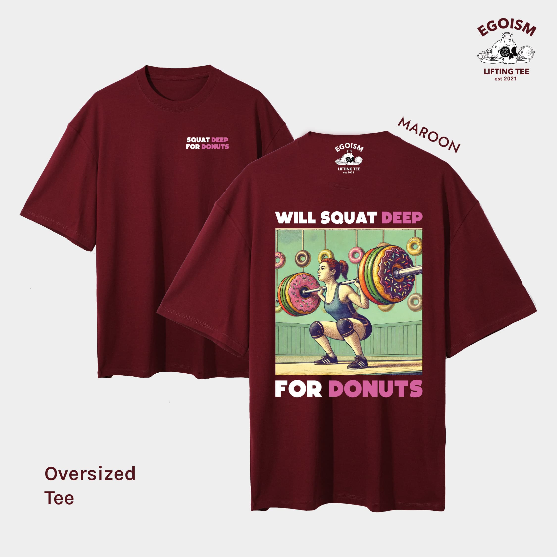 squat for donut tshirt 35