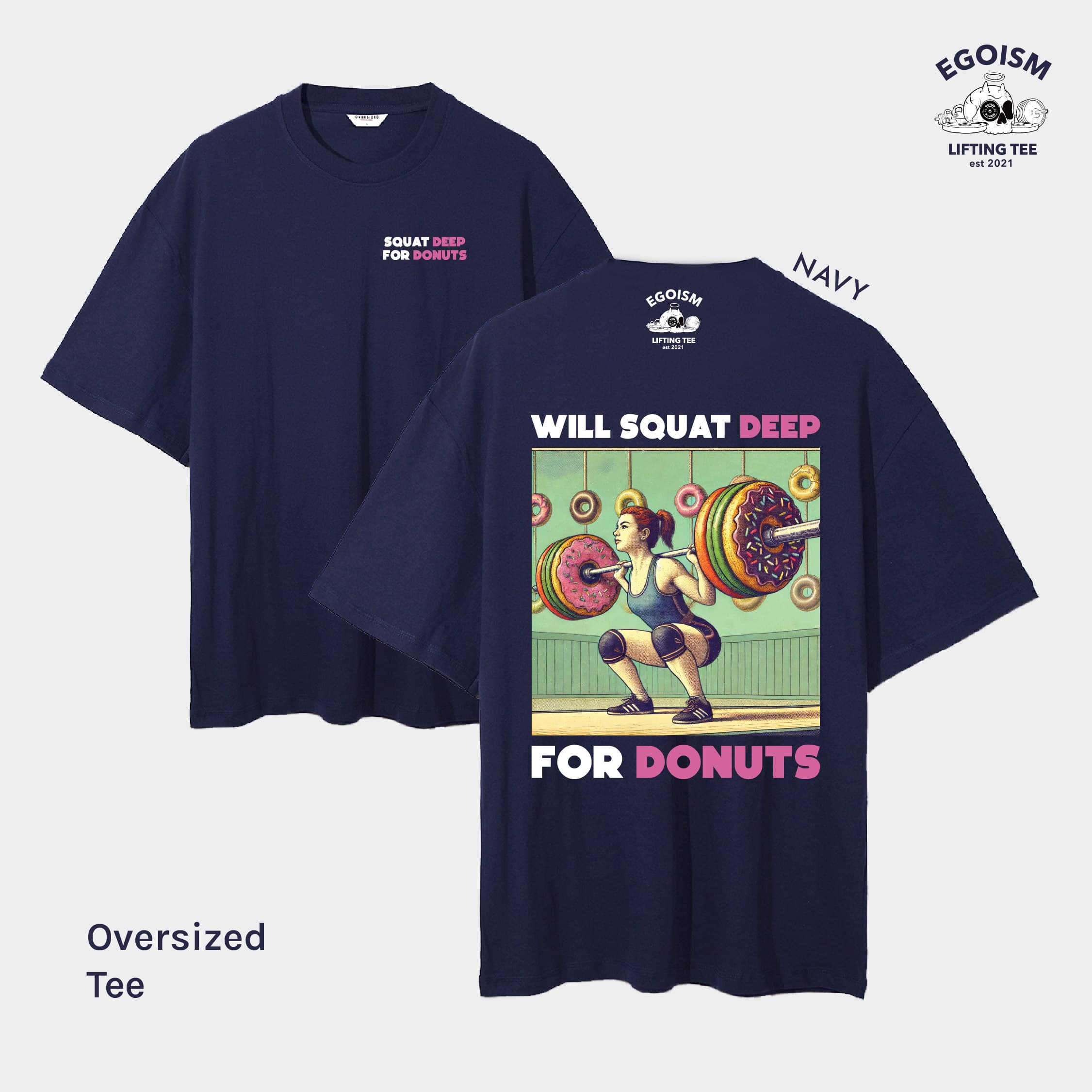 squat for donut tshirt 36