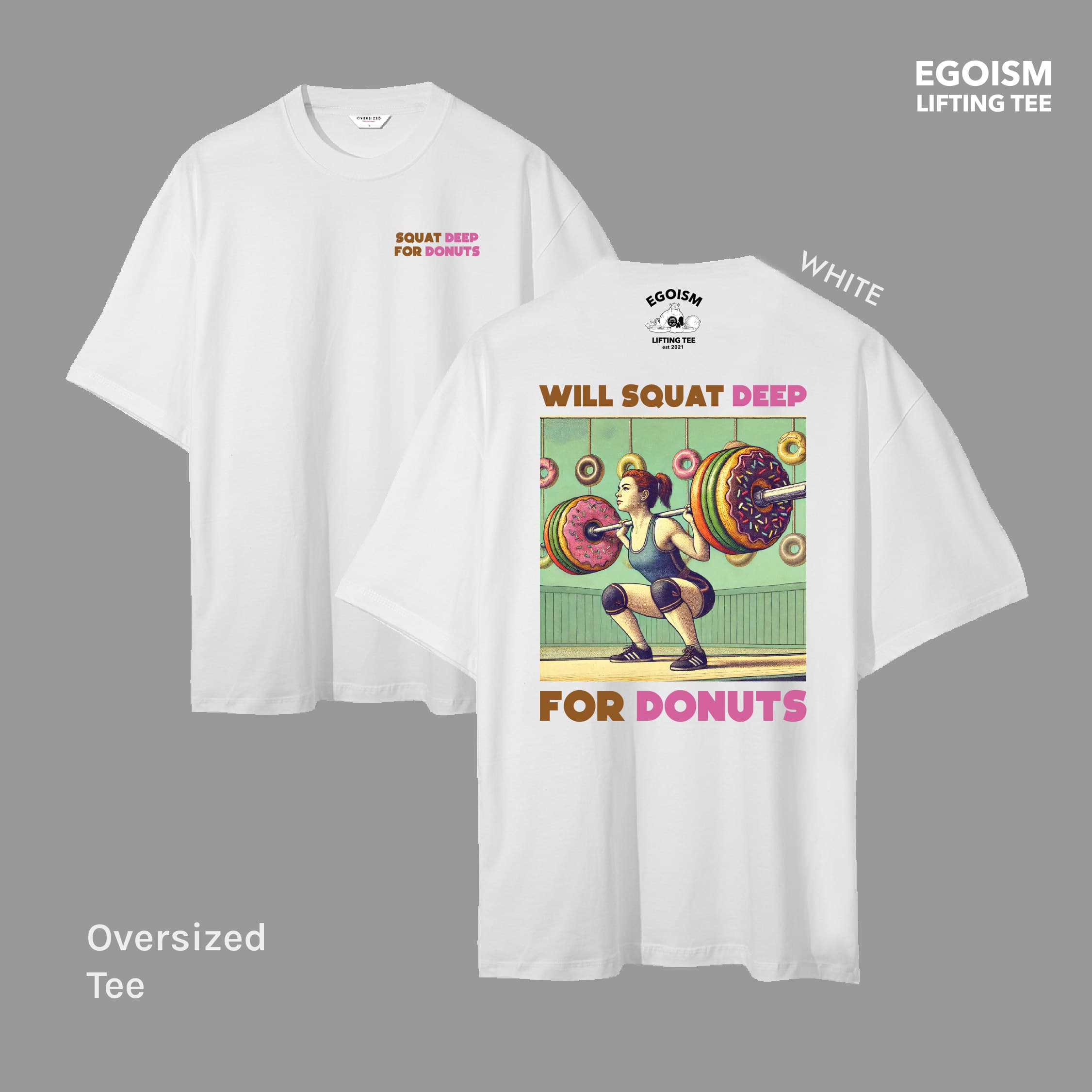 squat for donut tshirt 40