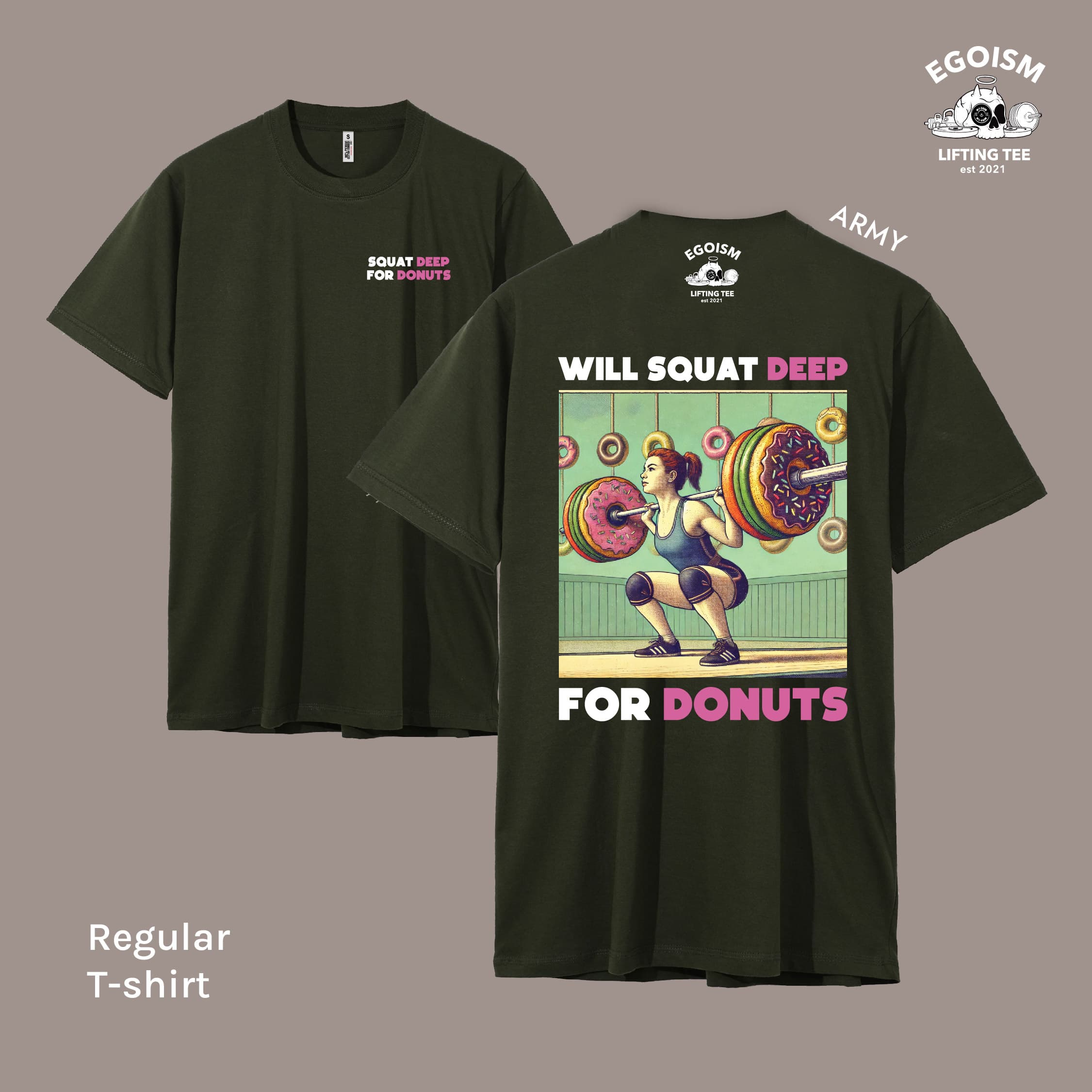 squat for donut tshirt 42