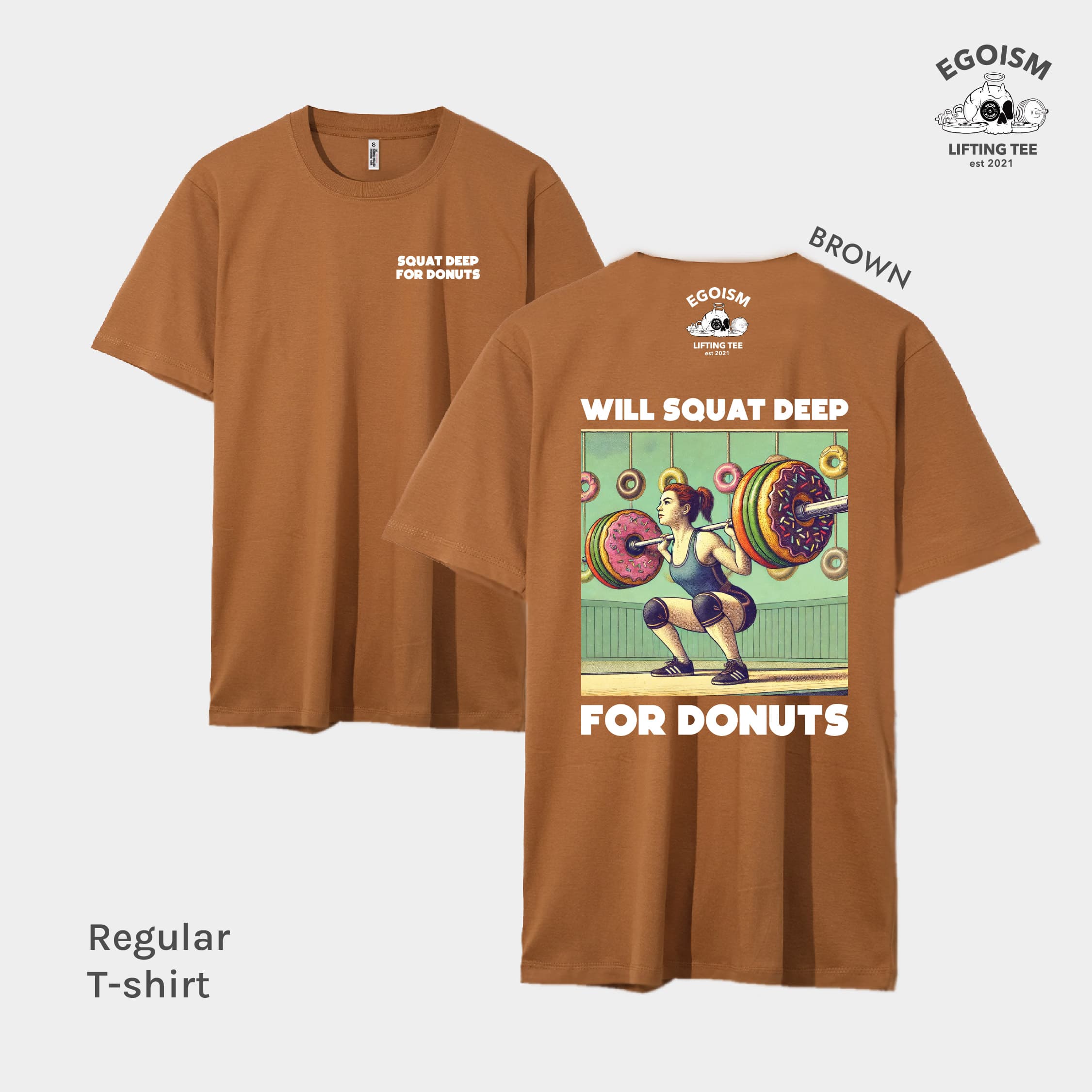 squat for donut tshirt 45