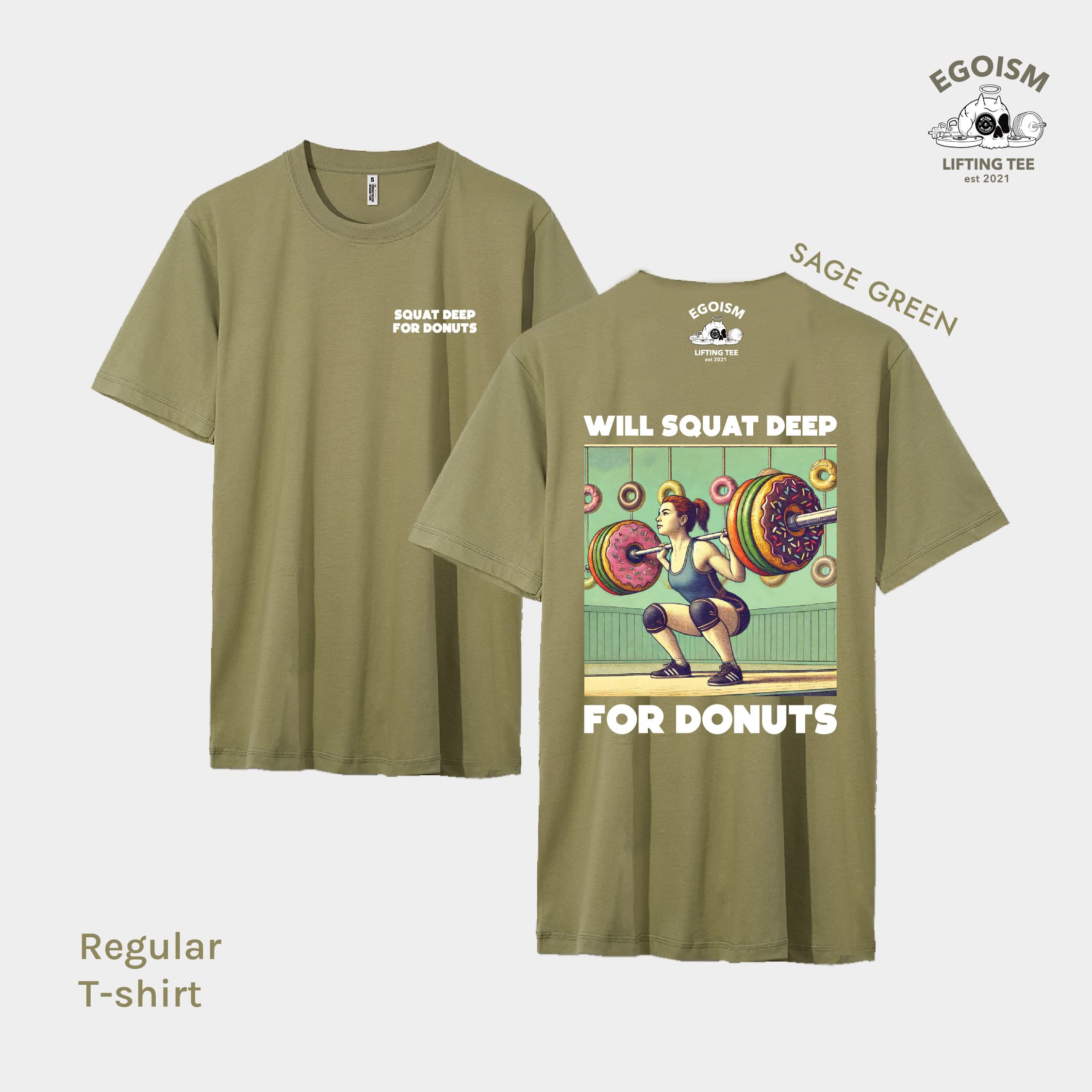 squat for donut tshirt 47