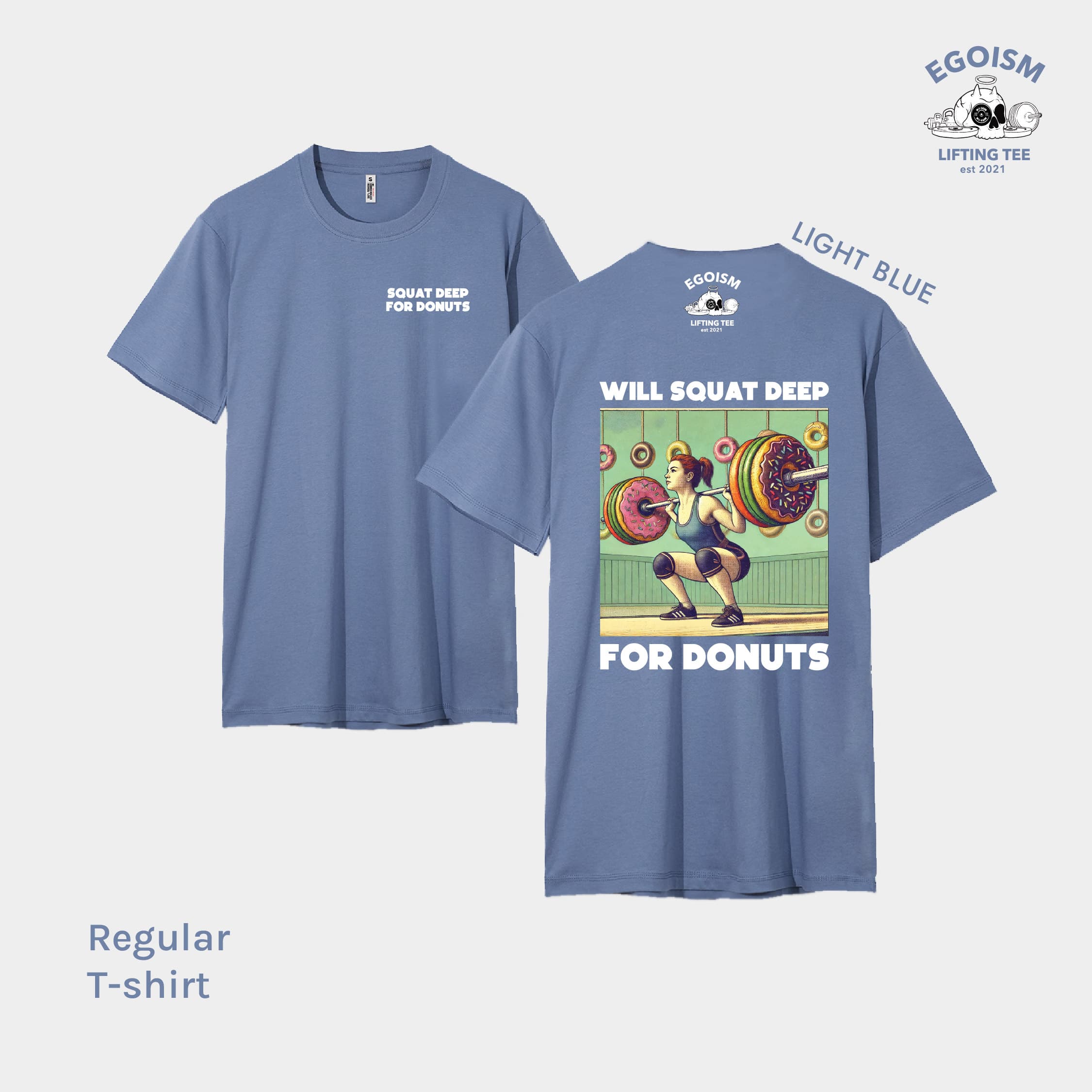 squat for donut tshirt 48