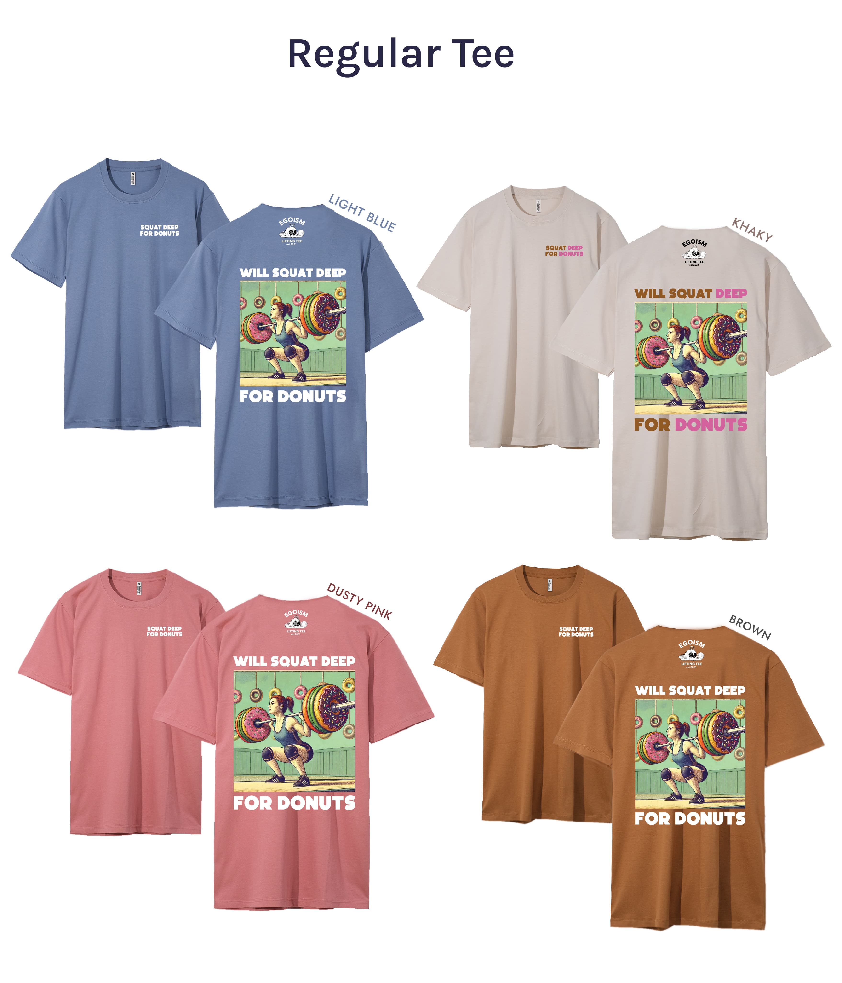 squat for donut tshirt 49