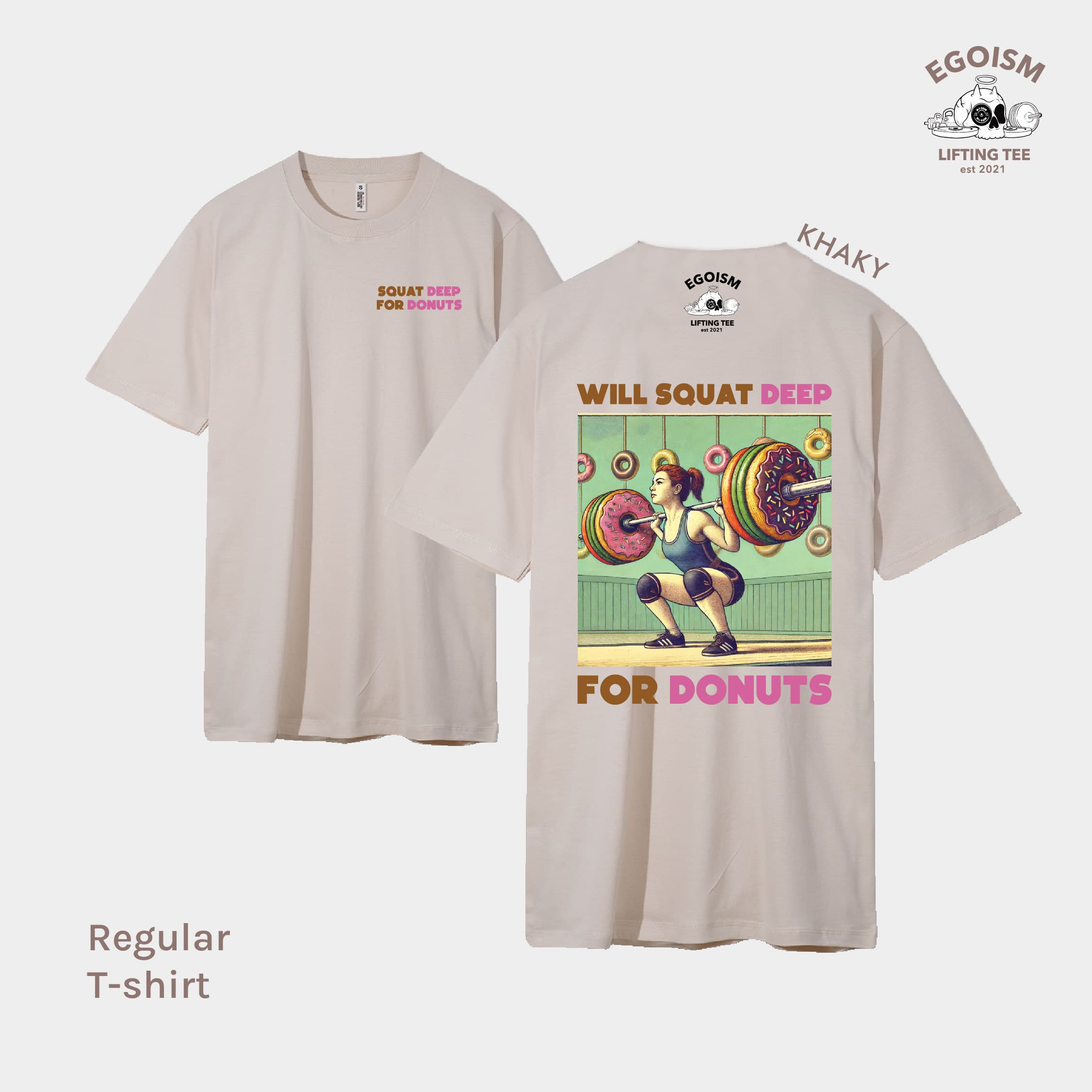 squat for donut tshirt 54