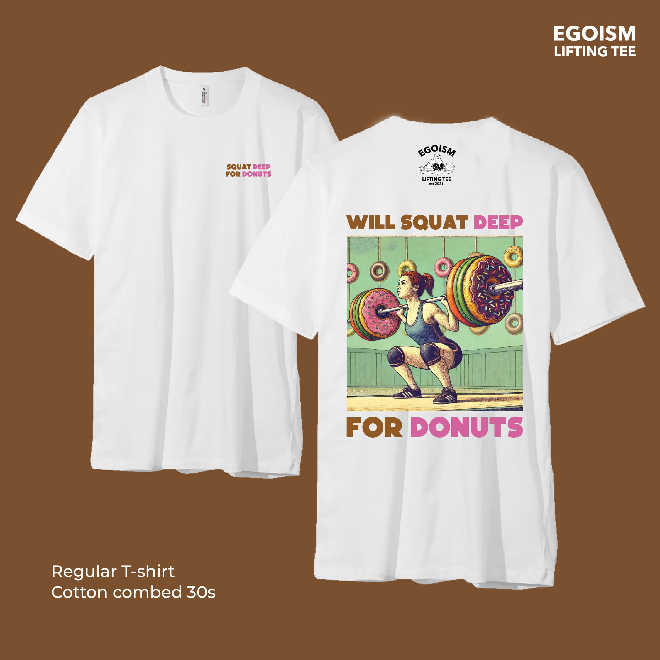 squat for donut tshirt 55