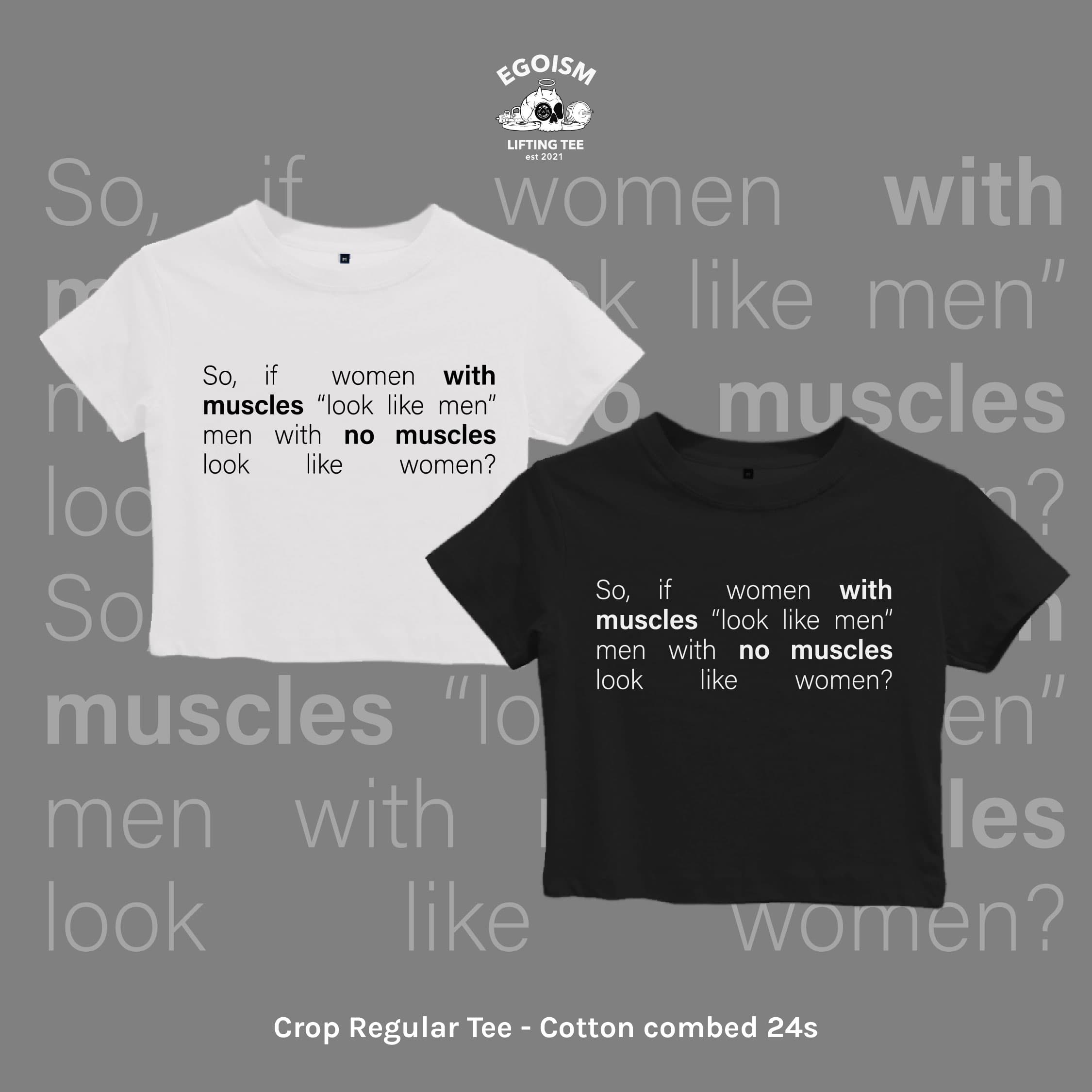 Women with muscle tshirt 8