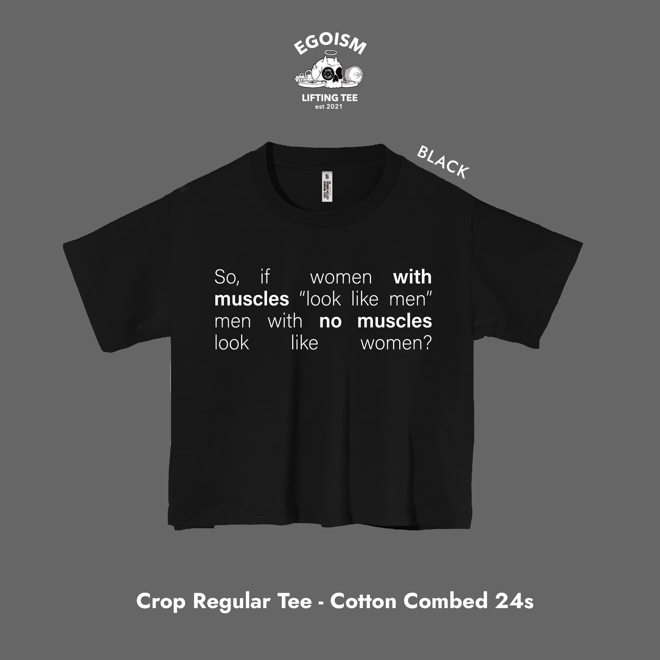 Women with muscle tshirt 9