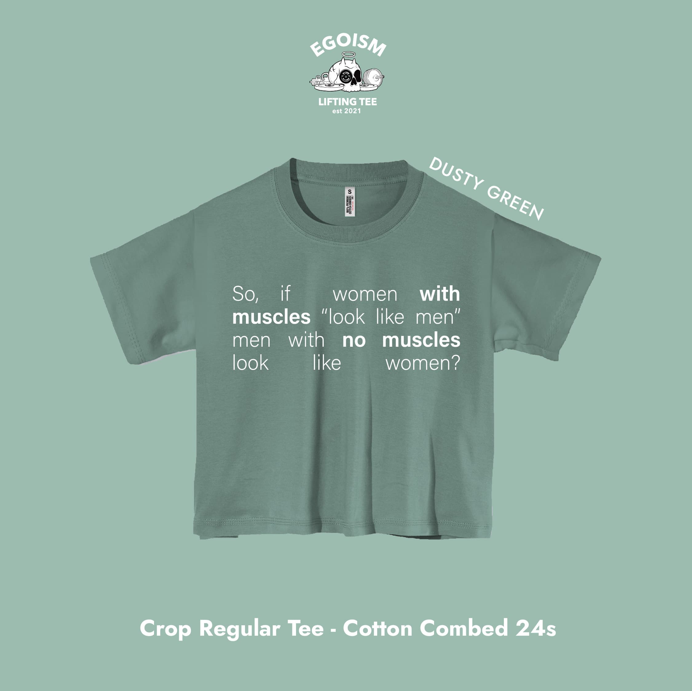 Women with muscle tshirt 13