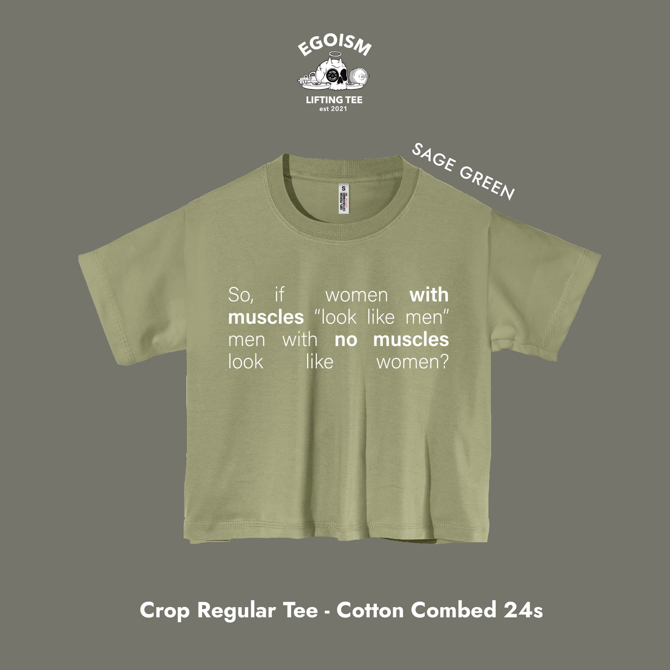 Women with muscle tshirt 17