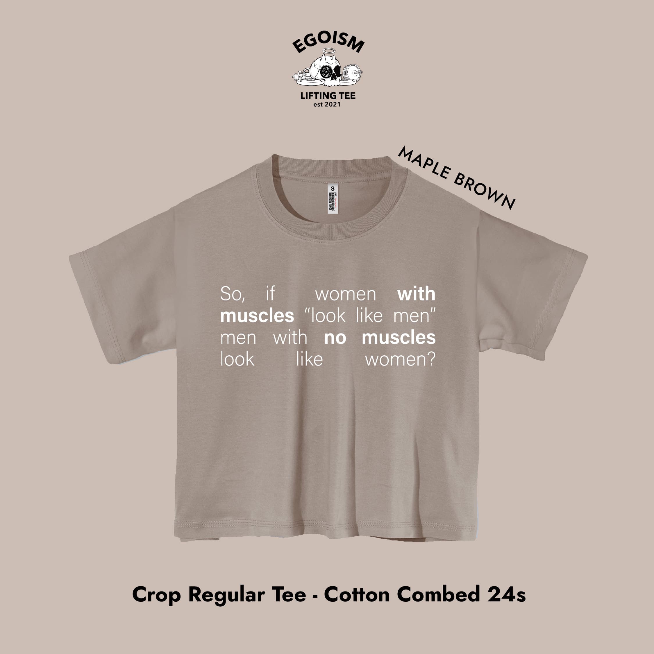Women with muscle tshirt 18