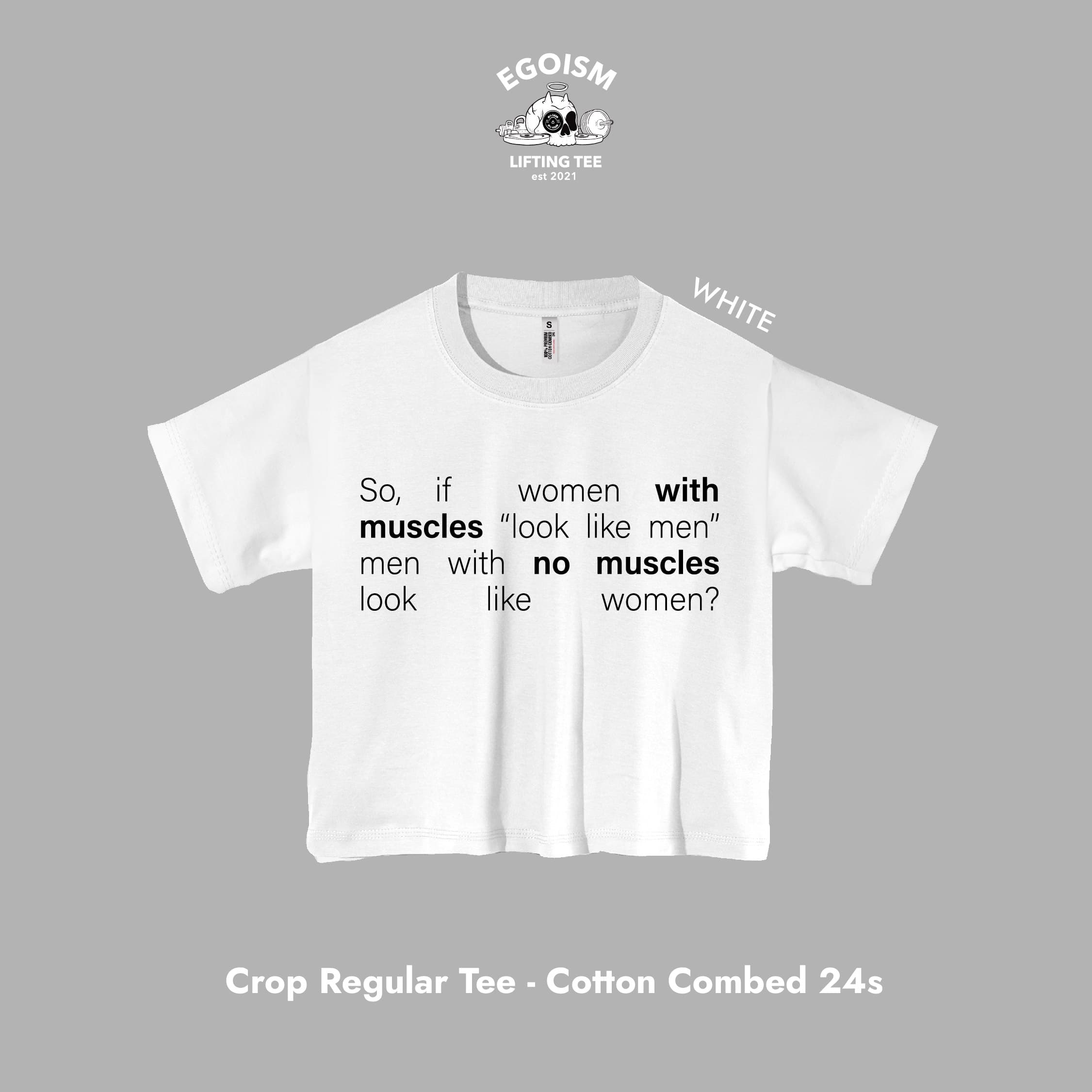 Women with muscle tshirt 22
