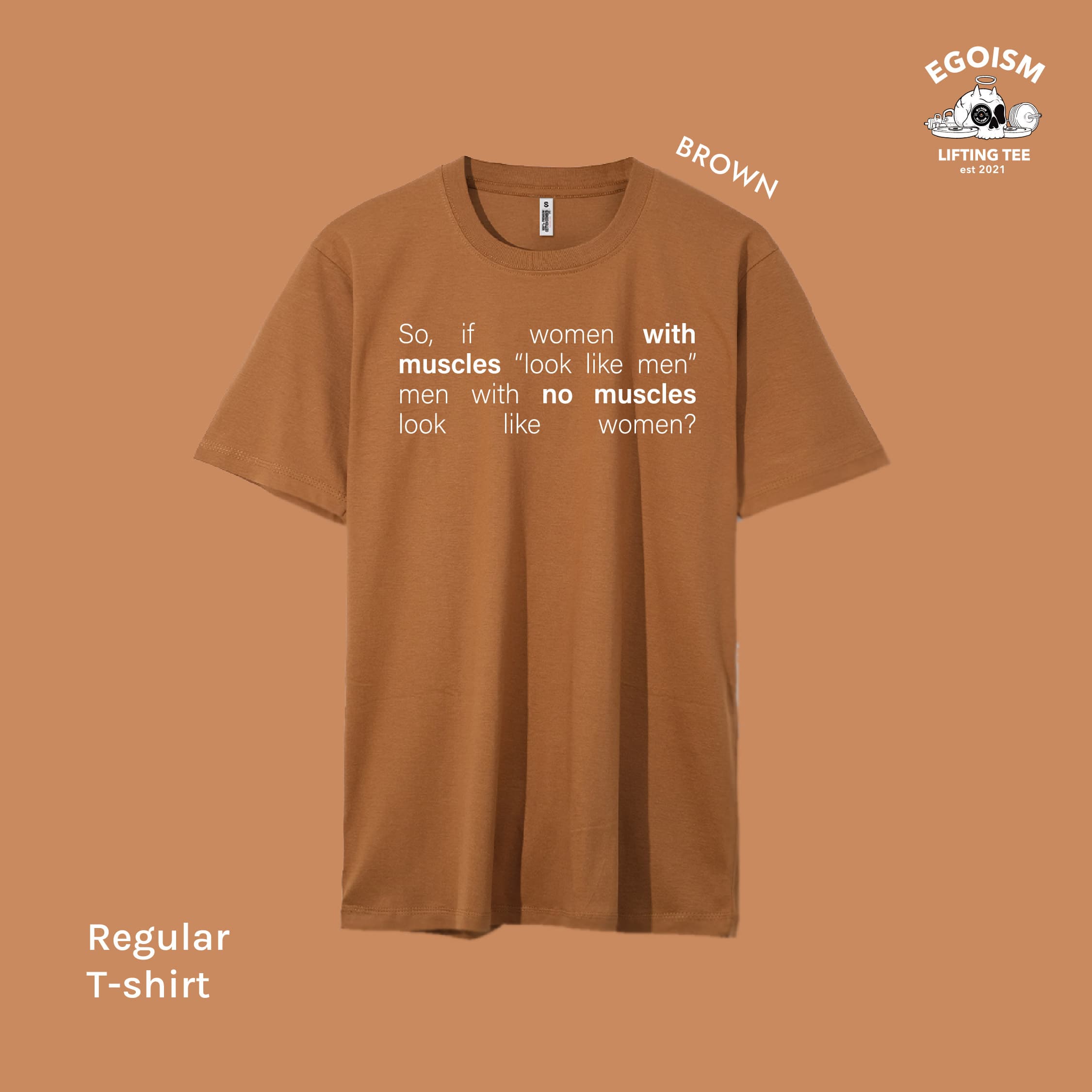 Women with muscle tshirt 24
