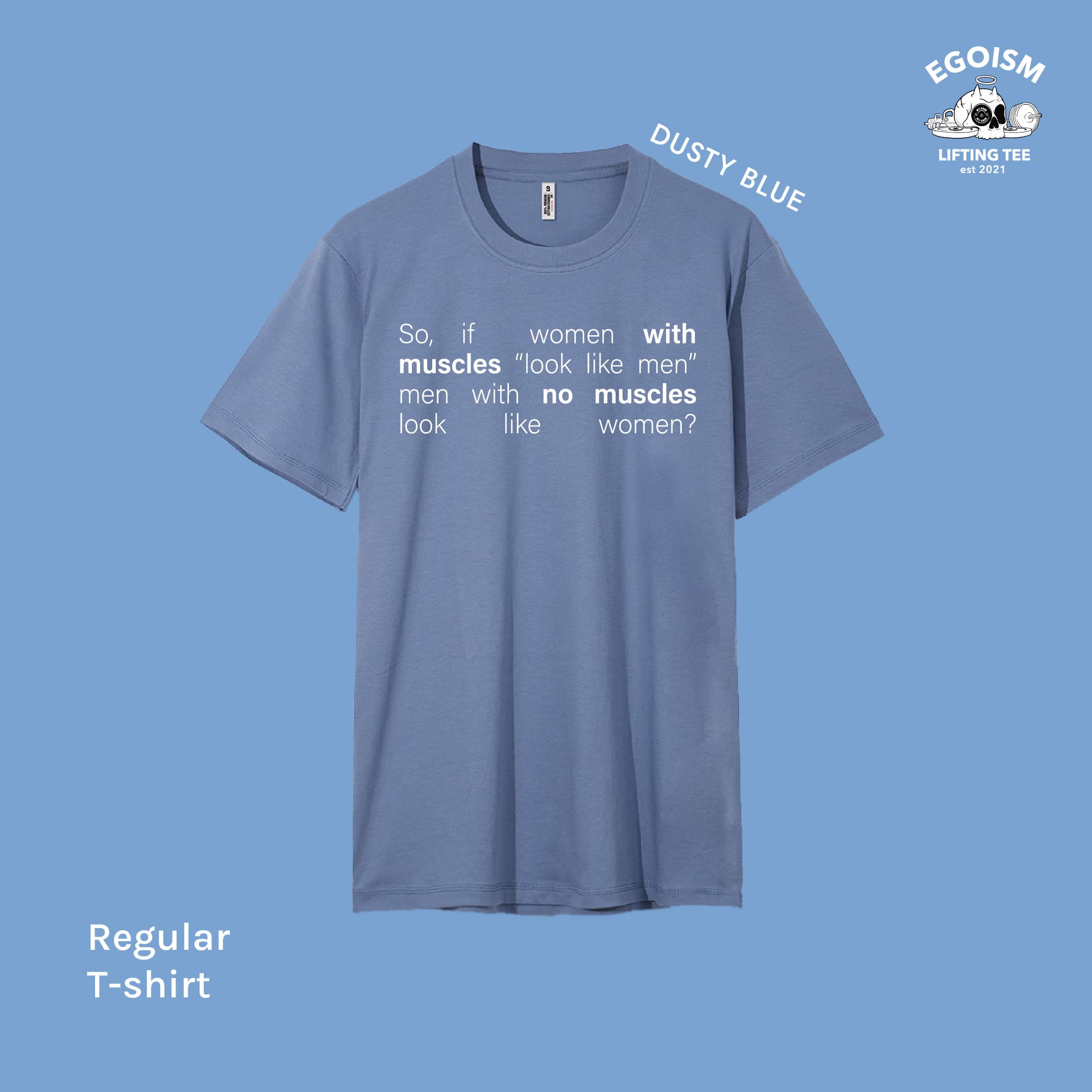 Women with muscle tshirt 25