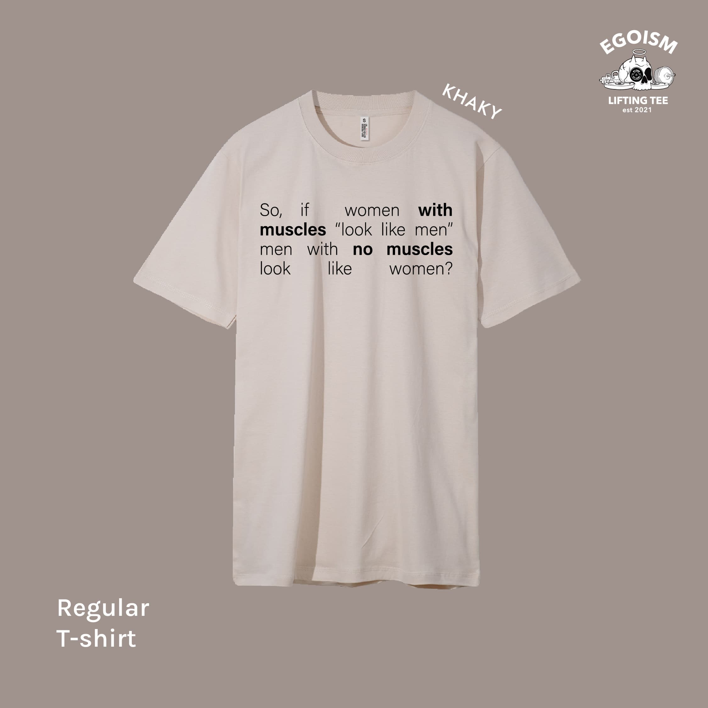Women with muscle tshirt 26