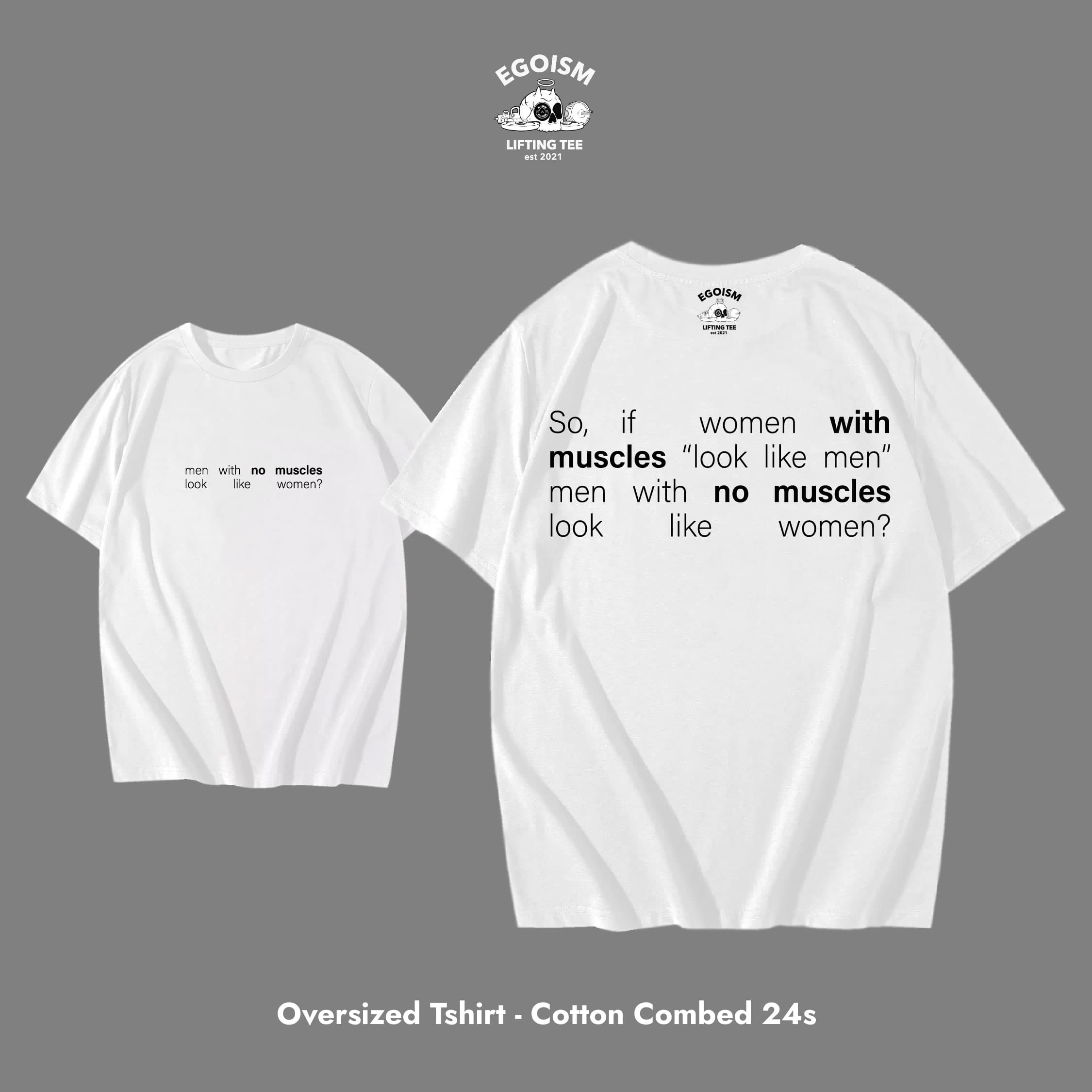 Women with muscle tshirt 36