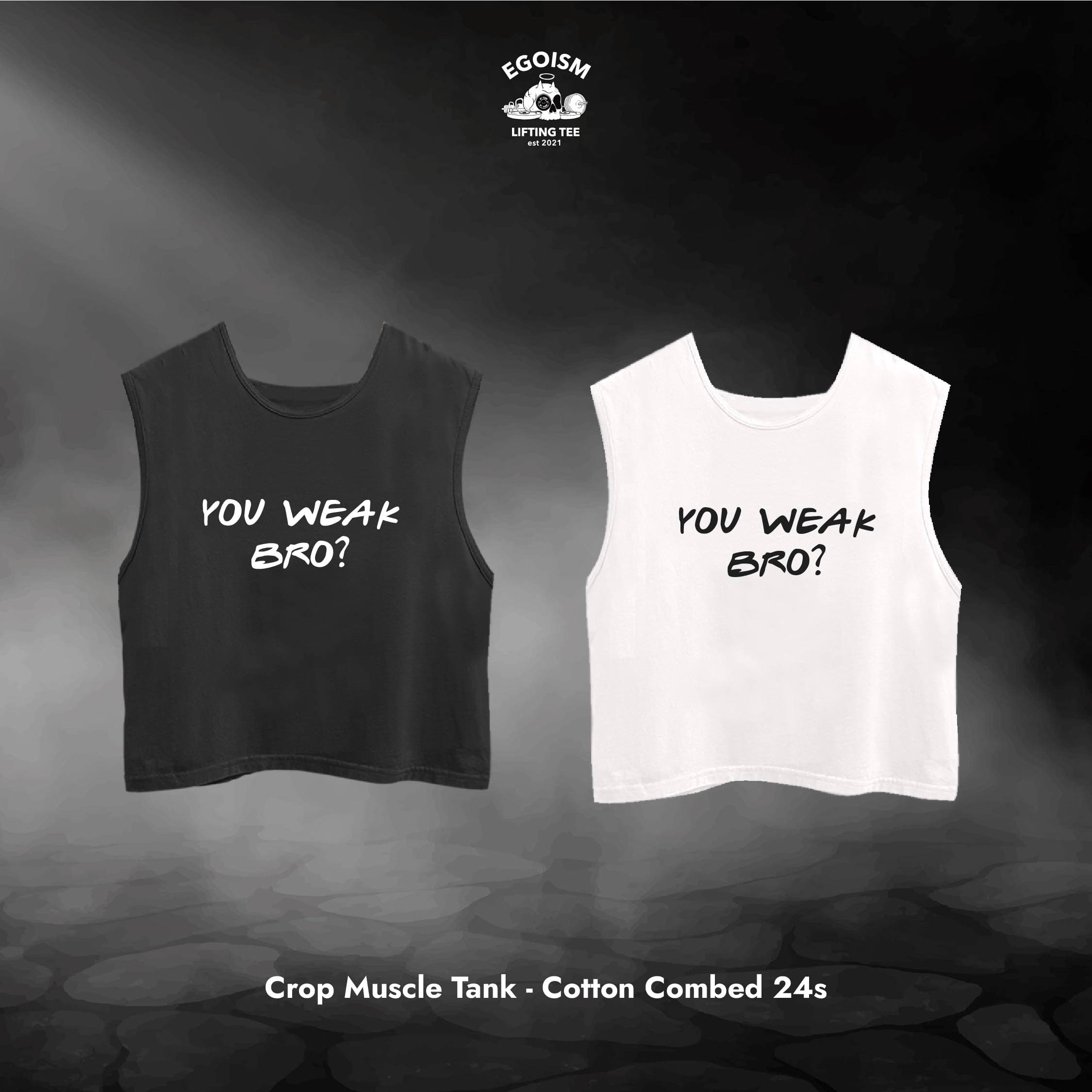 you weak bro tshirt 2